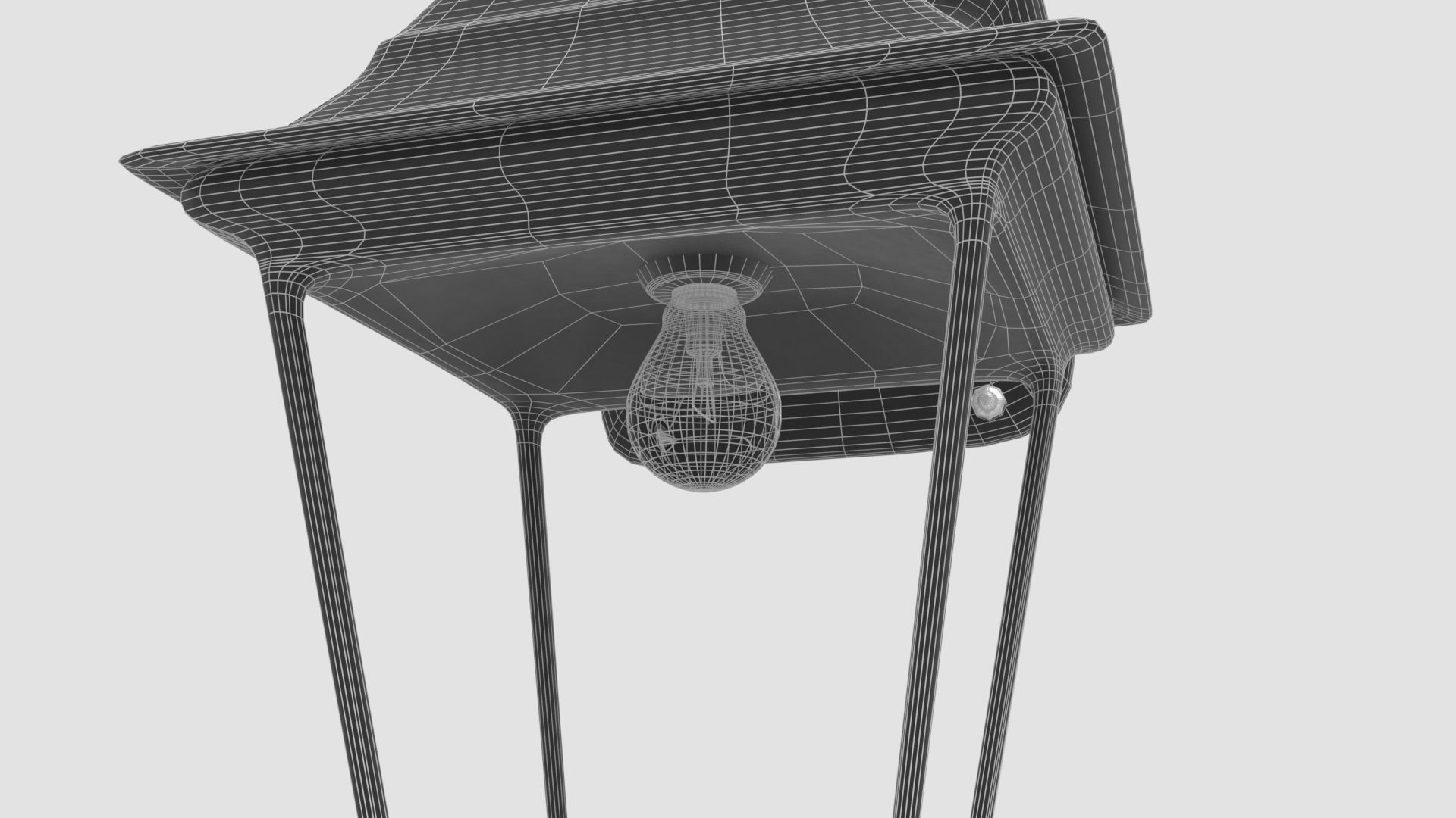 Exterior Lamp Free 3D model_3