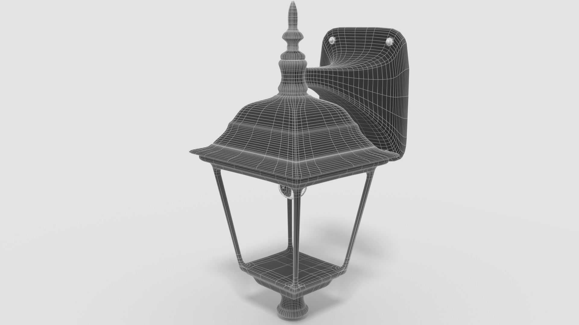 Exterior Lamp Free 3D model_4