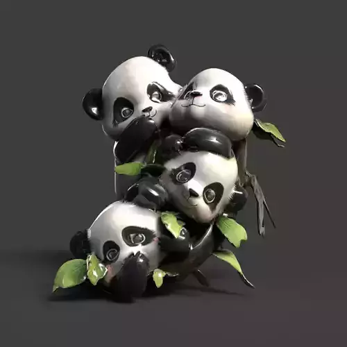 Chinese panda figure 