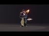 Black Baby Dragon 3D Character with Audio Unity Unreal Ready Low-poly 3D model_2