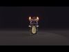 Black Baby Dragon 3D Character with Audio Unity Unreal Ready Low-poly 3D model_3