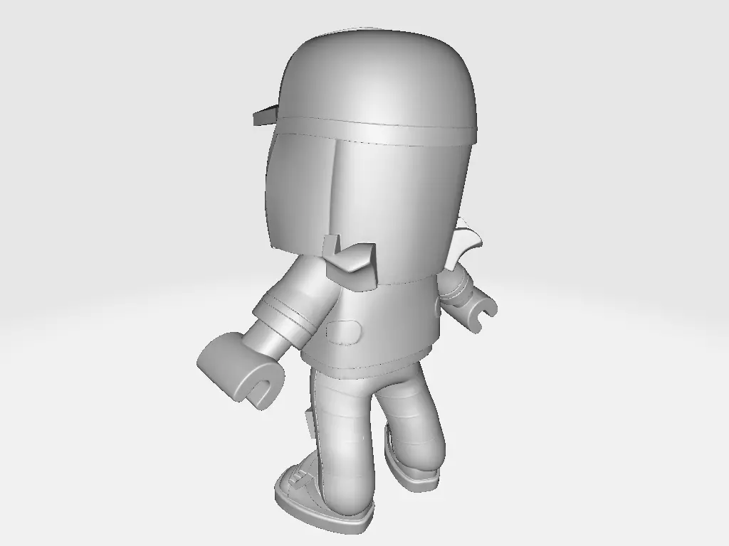 Miniature Game Roblox Girl Dancing Break 3D print model_2