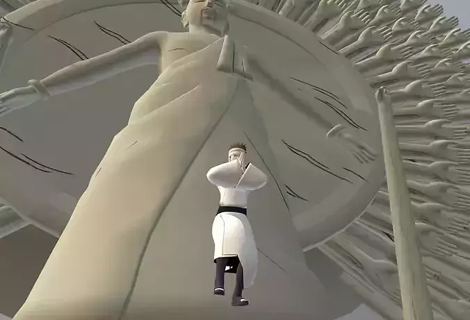 Asura Otsotsuki Wooden Buddha Summoning