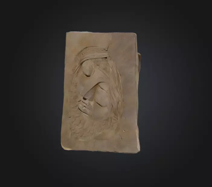 Stone Sentinel Low-poly 3D model_16