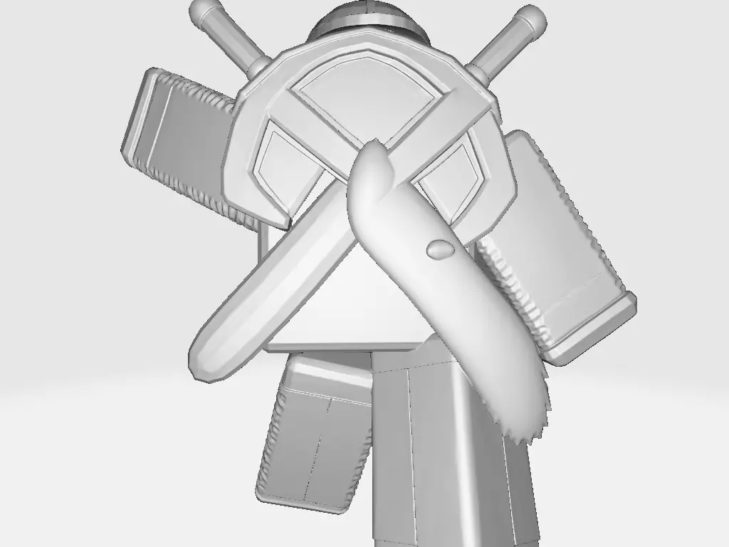 Miniature Game Roblox Ninja in Suit 3D print model_2