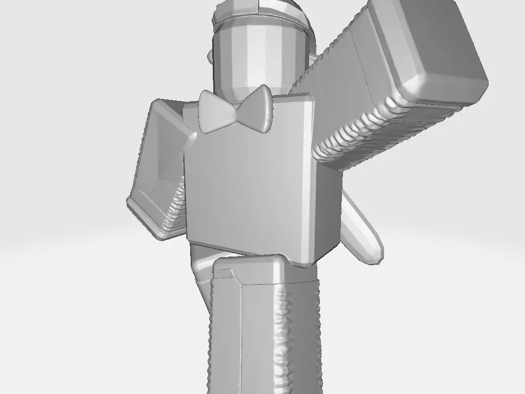 Miniature Game Roblox Ninja in Suit 3D print model_1