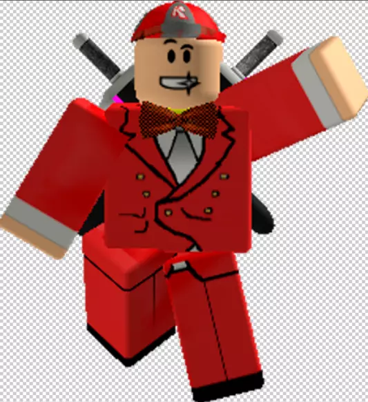 Miniature Game Roblox Ninja in Suit 3D print model_3