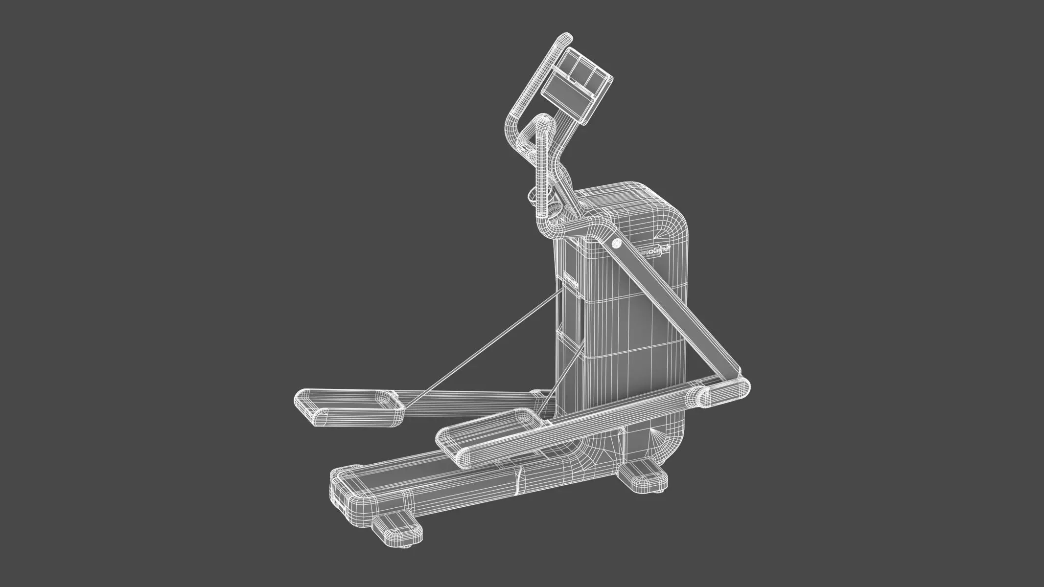 Technogym Elliptical Compact 3D model_1