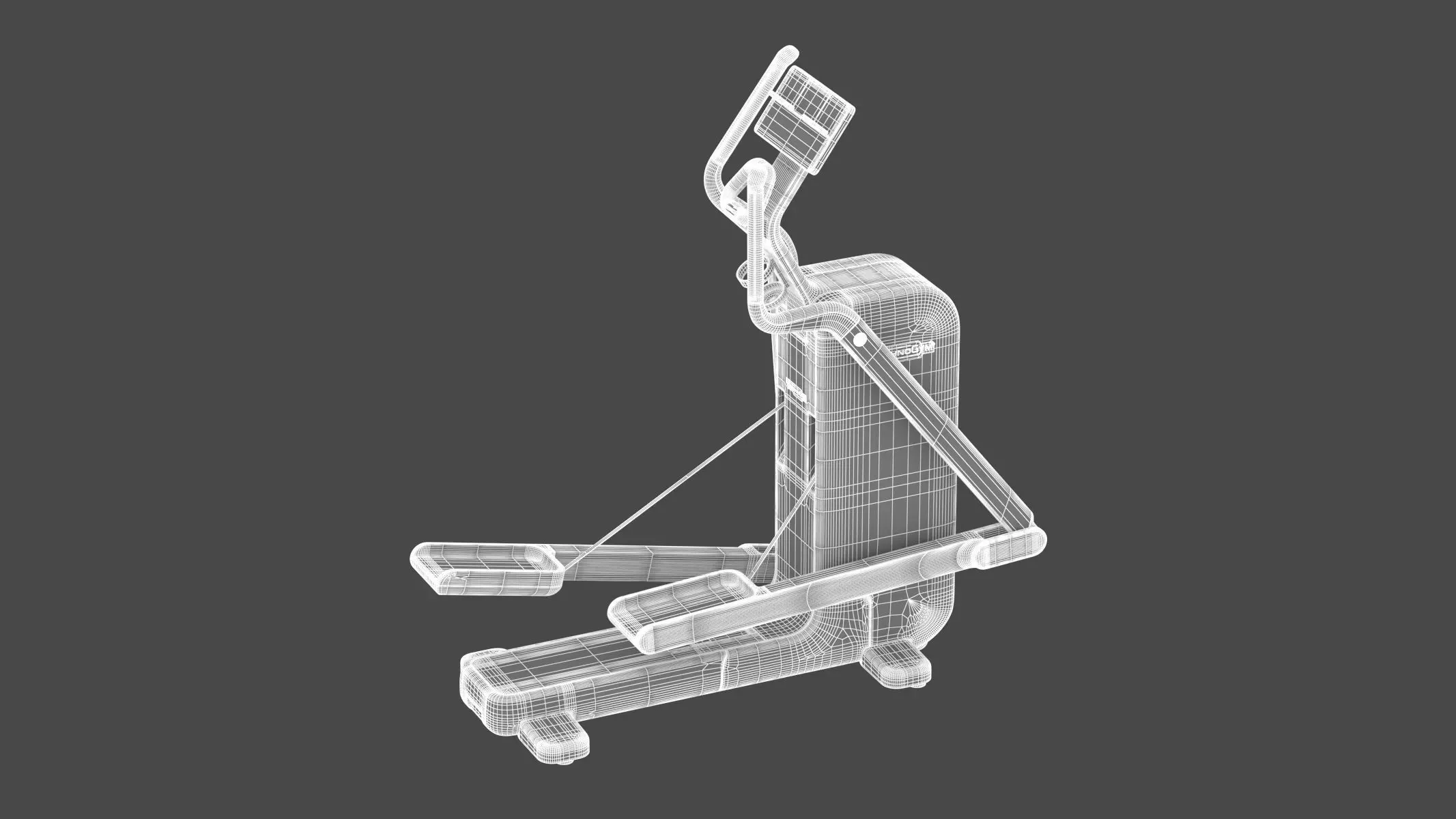 Technogym Elliptical Compact 3D model_2