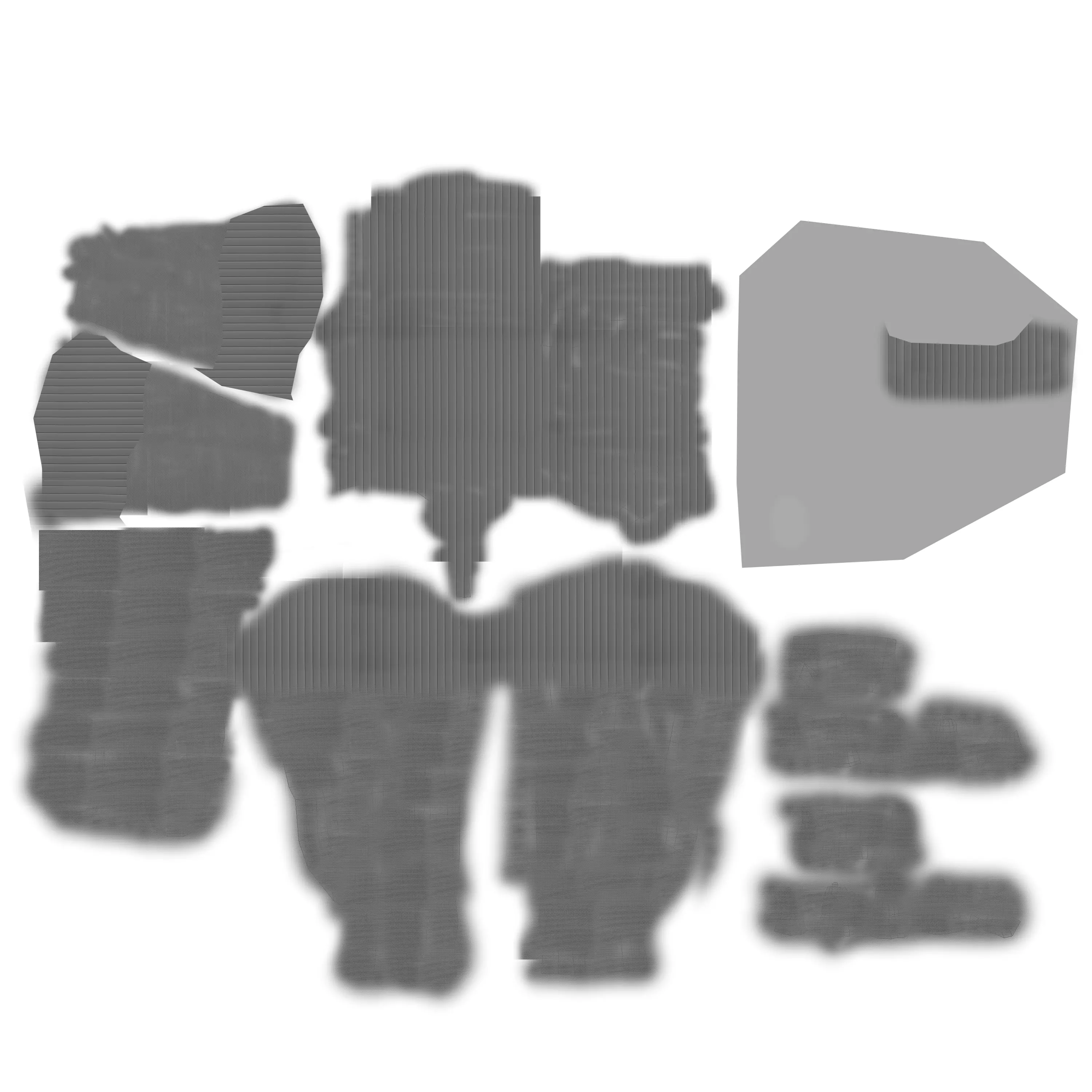 Futuristic Soldier 3D model_13