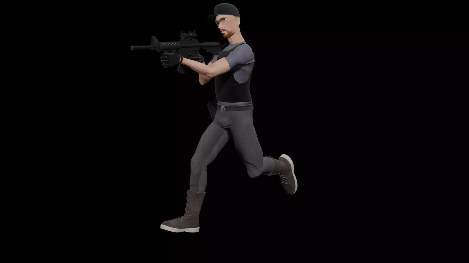 Stealth Task Force Police 3D model_6