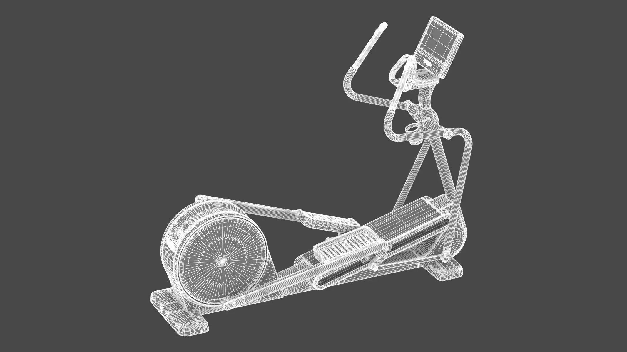 Technogym Elliptical New Excite Synchro 3D model_2