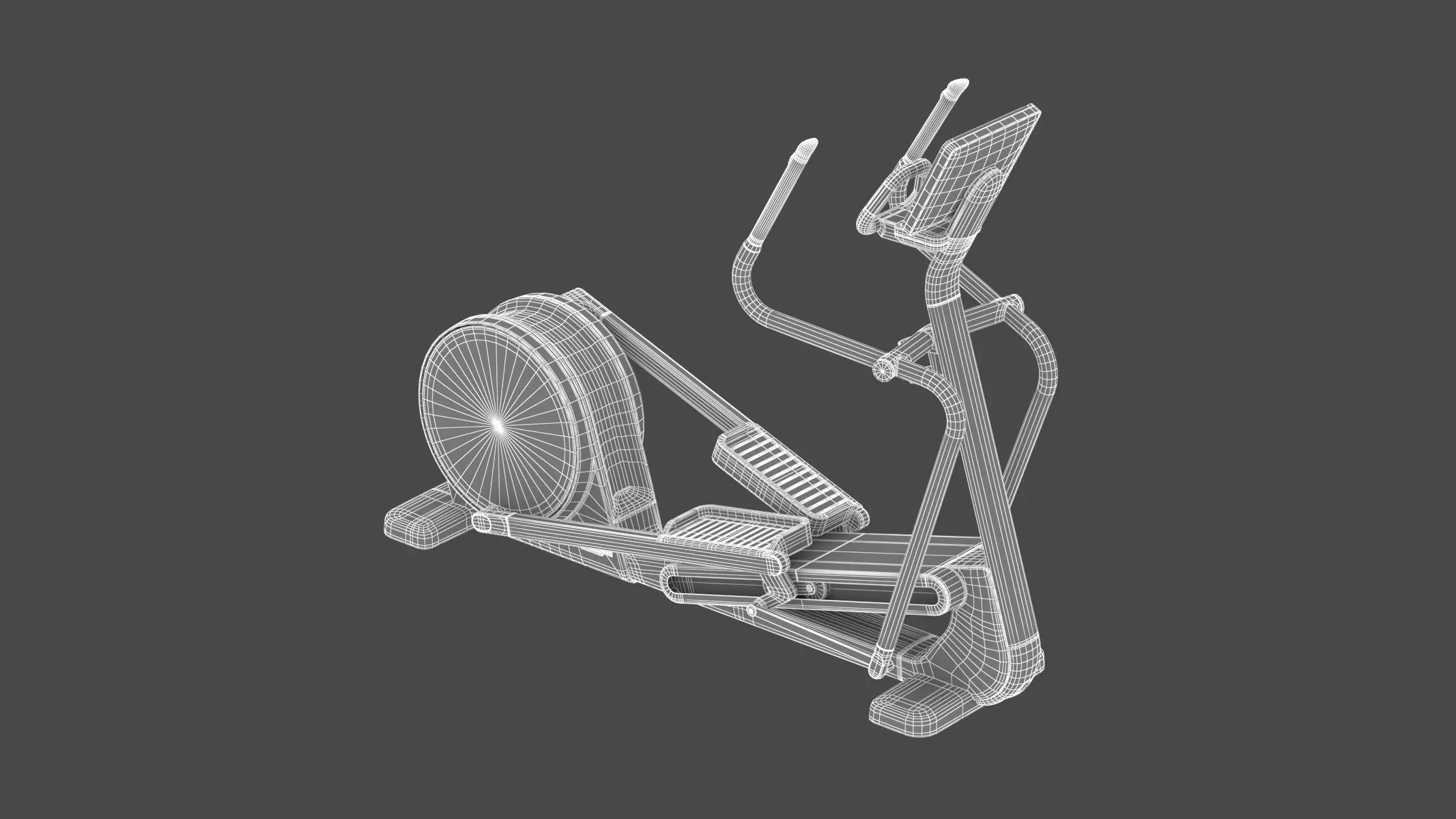 Technogym Elliptical New Excite Synchro 3D model_12