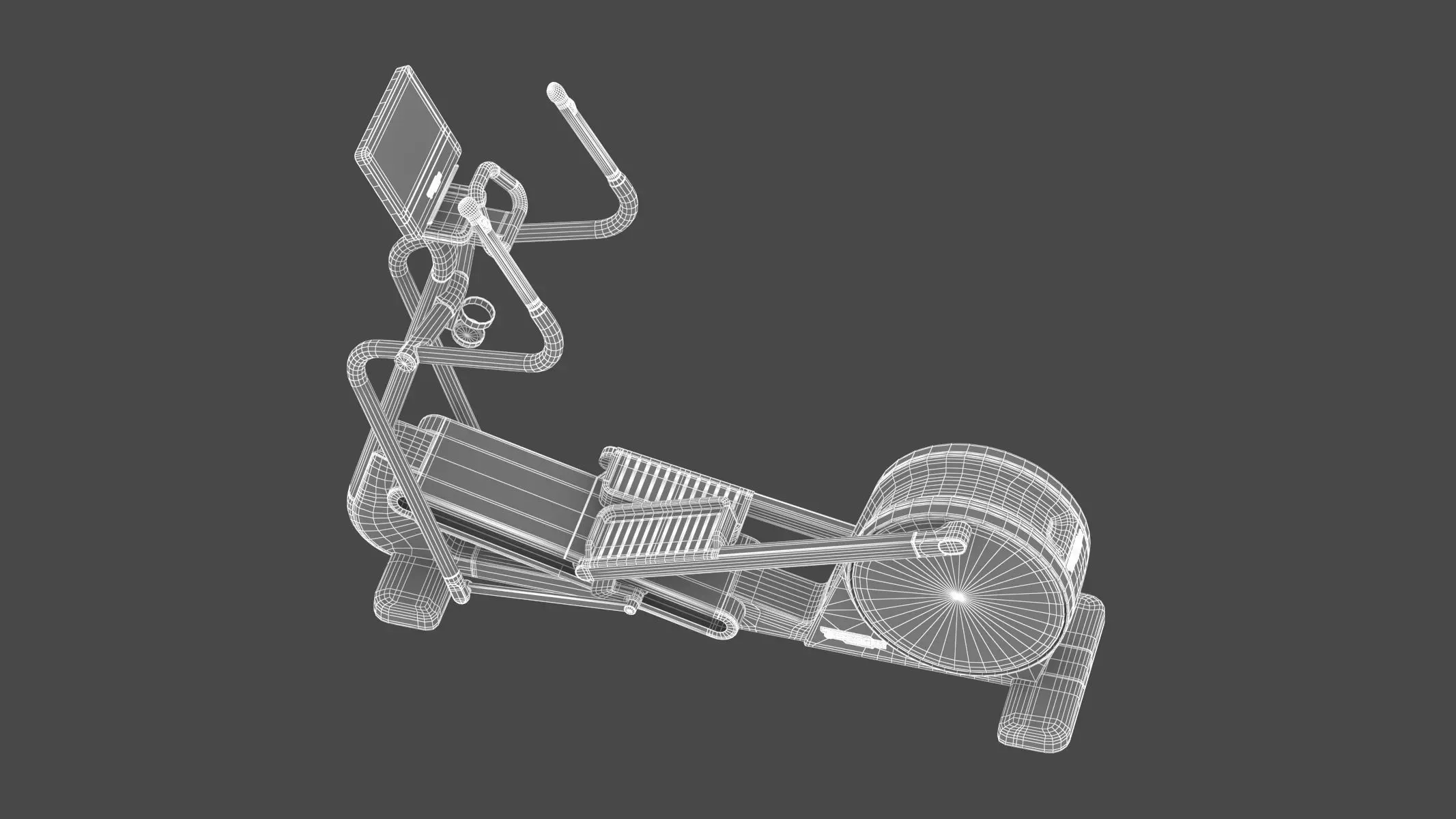 Technogym Elliptical New Excite Synchro 3D model_13