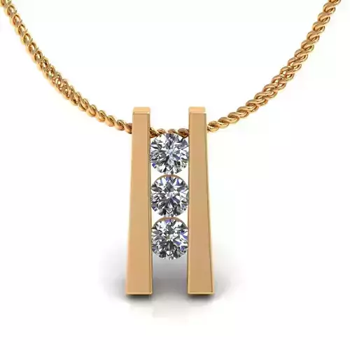 Three Stone Pendant