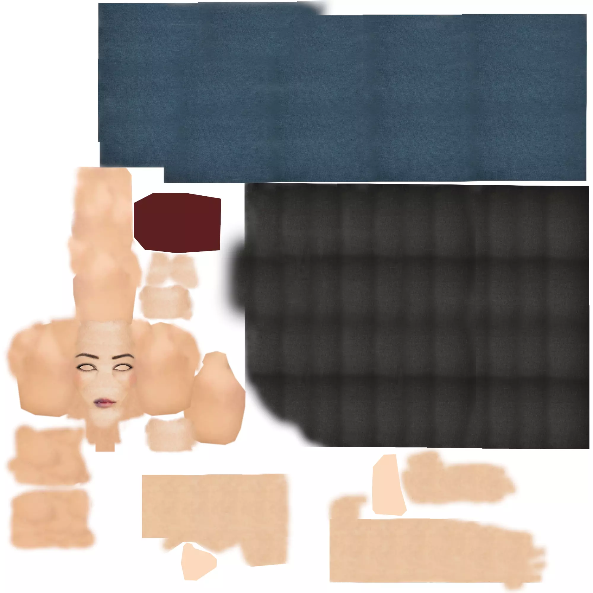 Female Cop 3D model_16