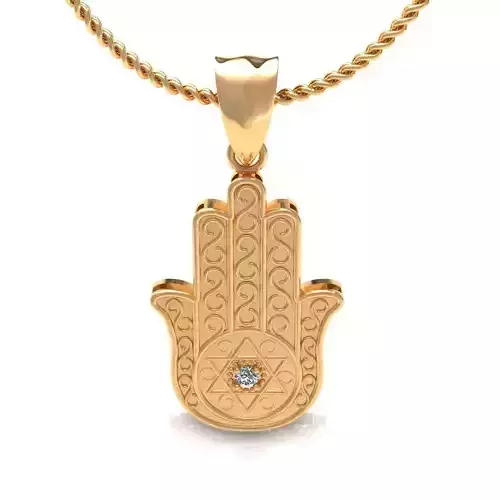 Hamsa of God Pendant