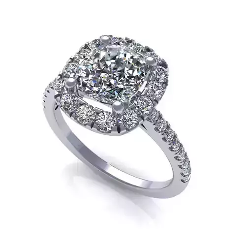 Woman Engagement Ring R12