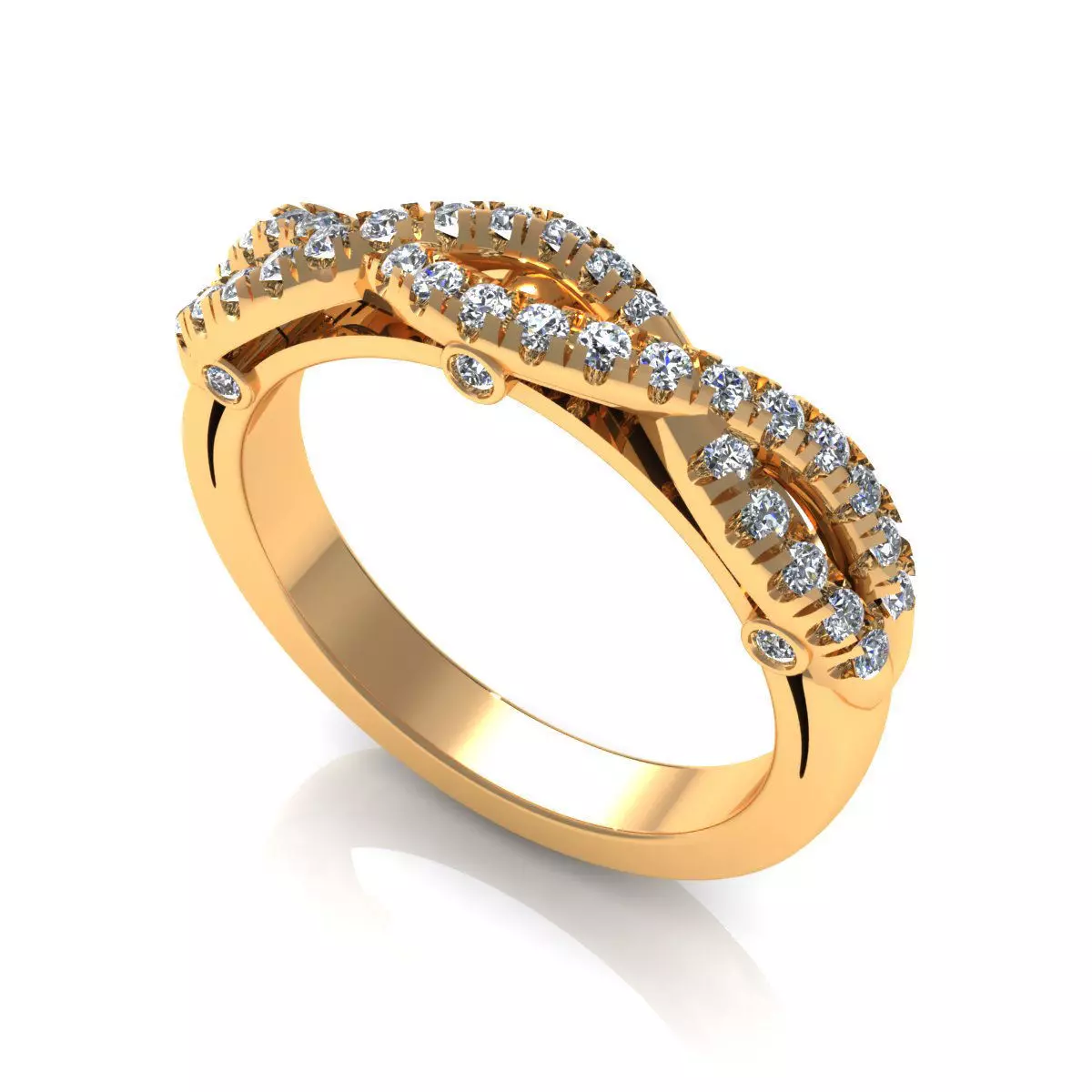 Verragio Wedding Ring 3D print model