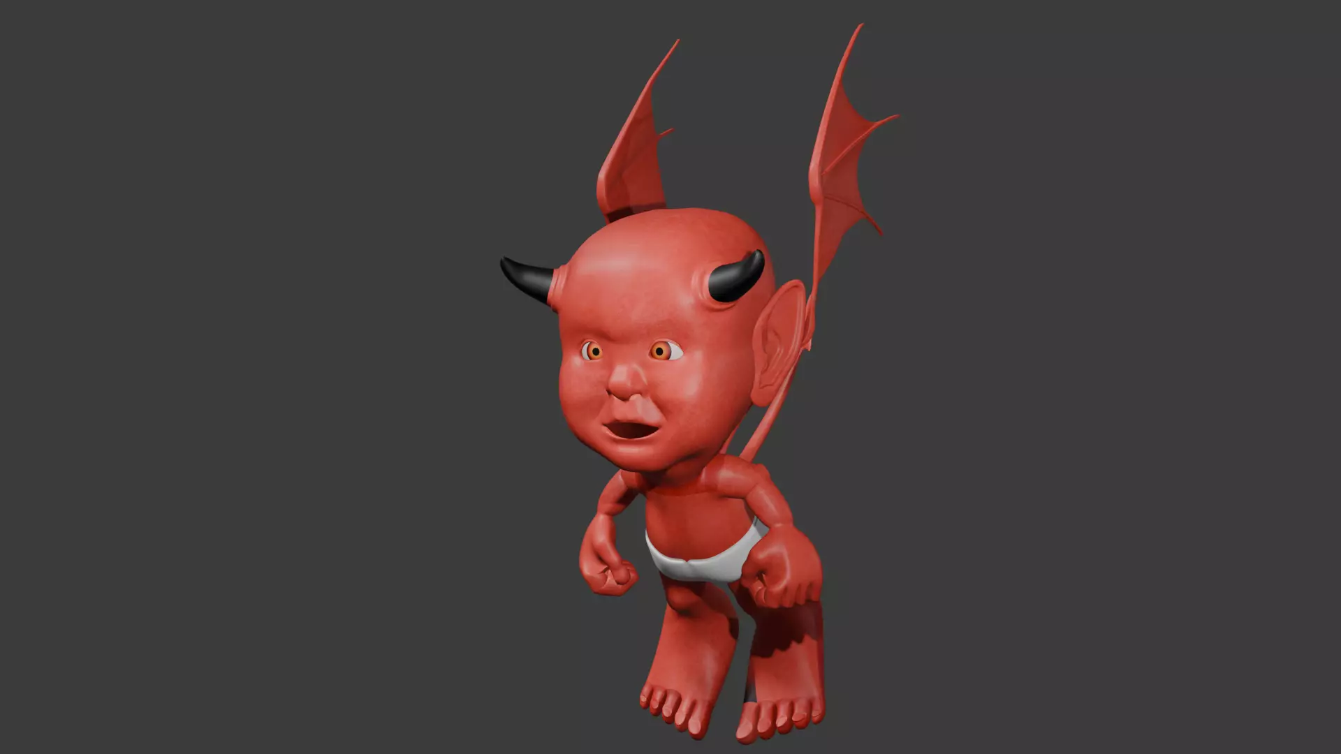 Baby Devil 3D model_0