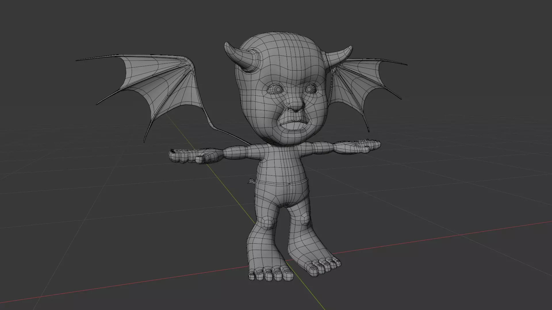 Baby Devil 3D model_2