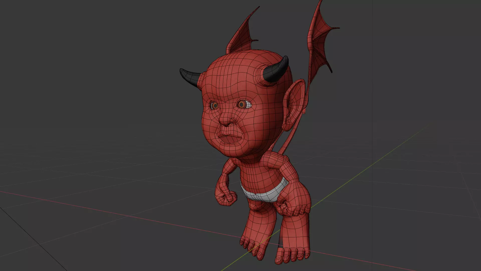 Baby Devil 3D model_1