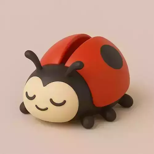 Ladybug Dreams  3D Toothpick Holder 3D print model