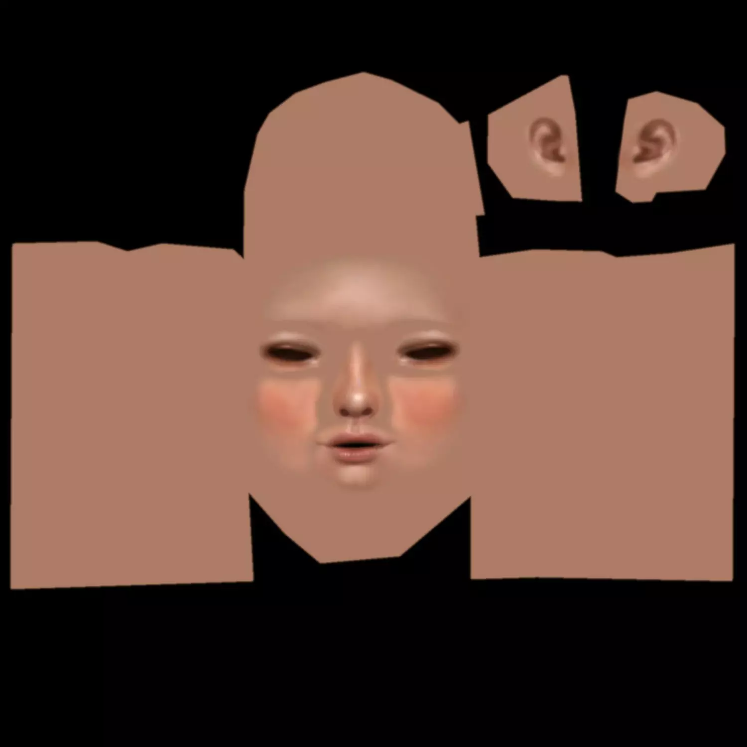 Female Demon Boss 3D model_24