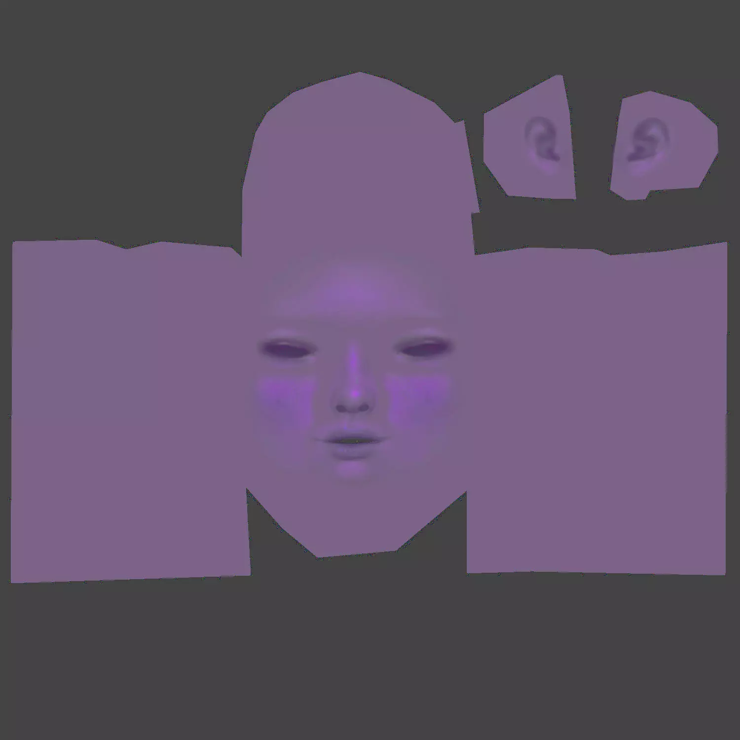 Female Demon Boss 3D model_26