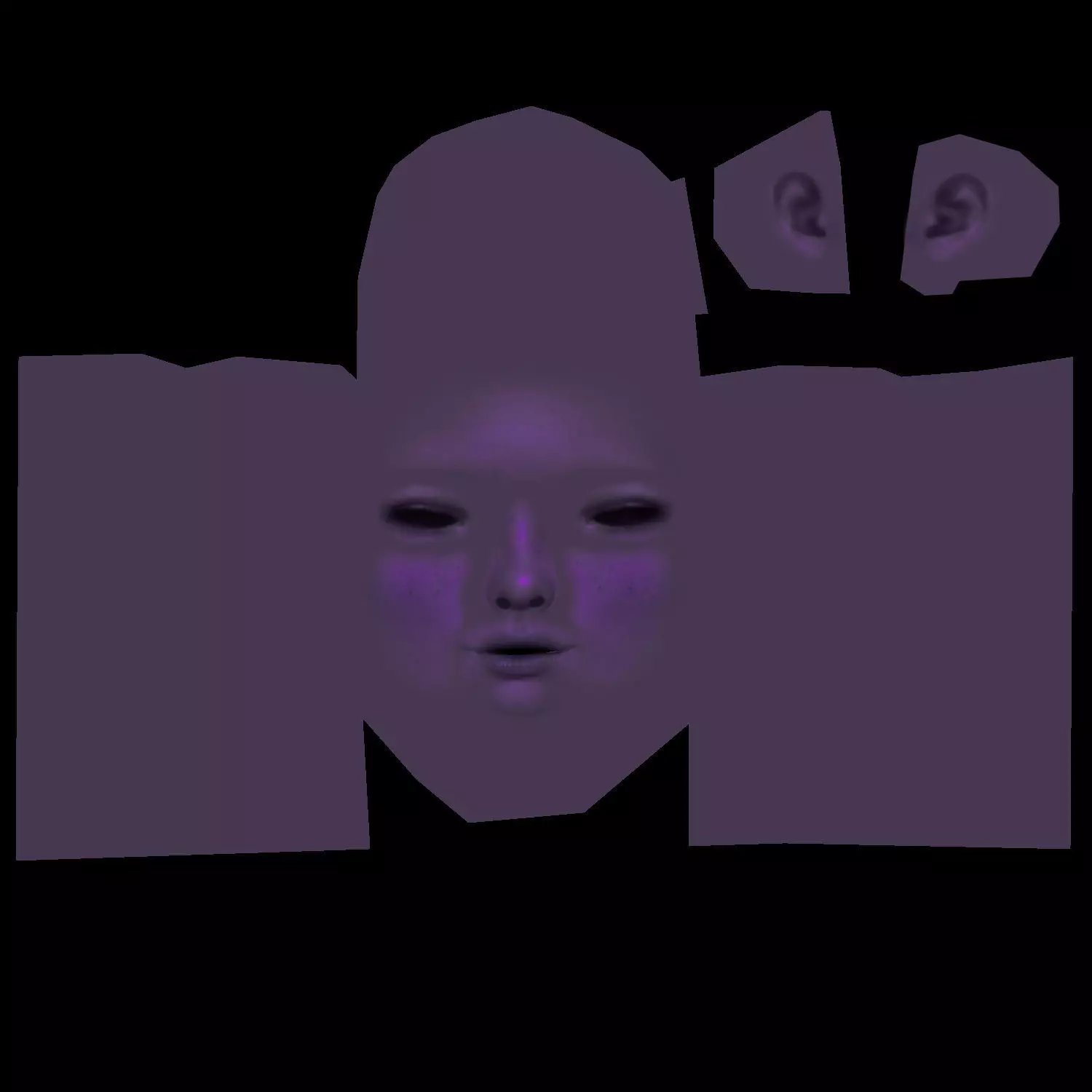 Female Demon Boss 3D model_25