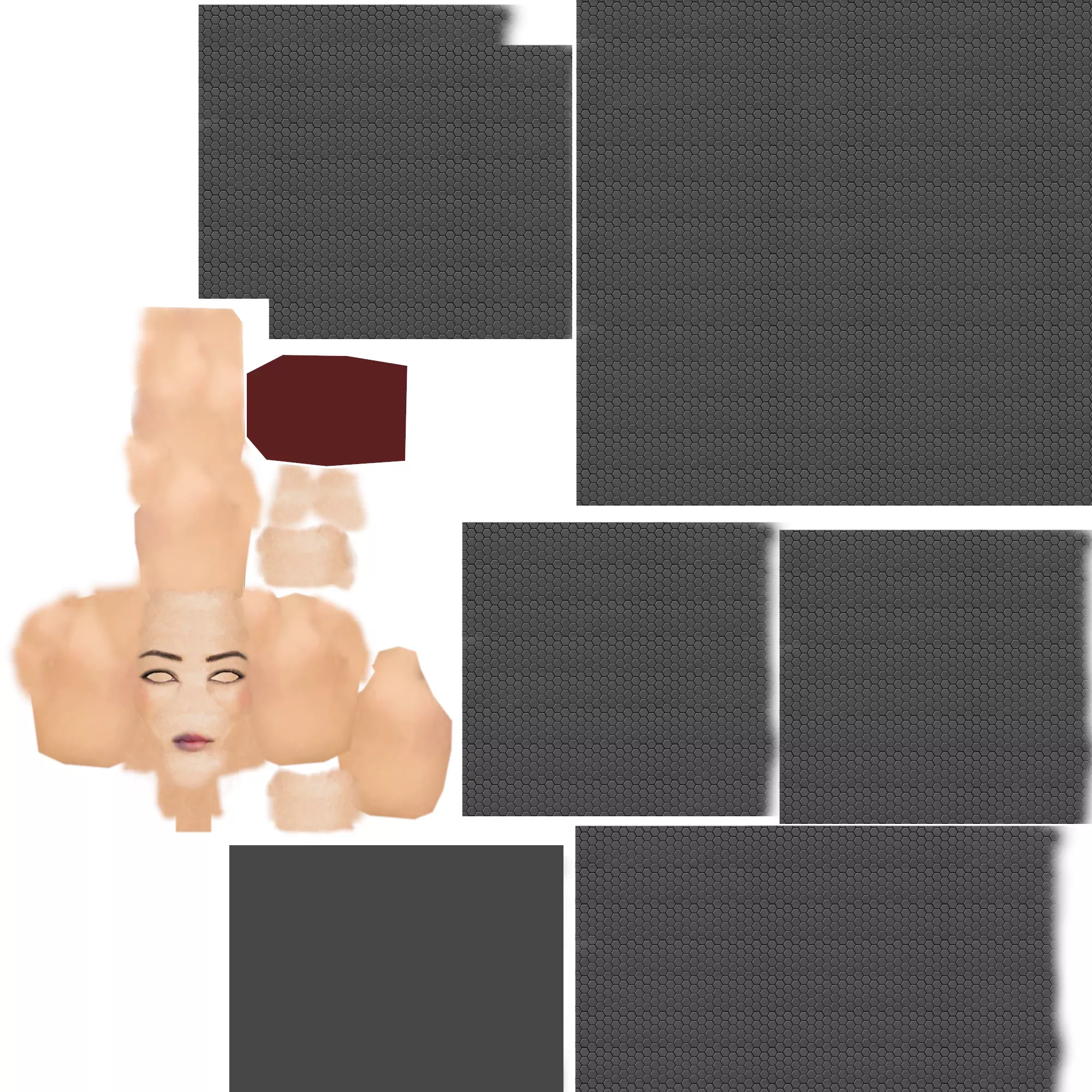 Female Warrior 3D model_12