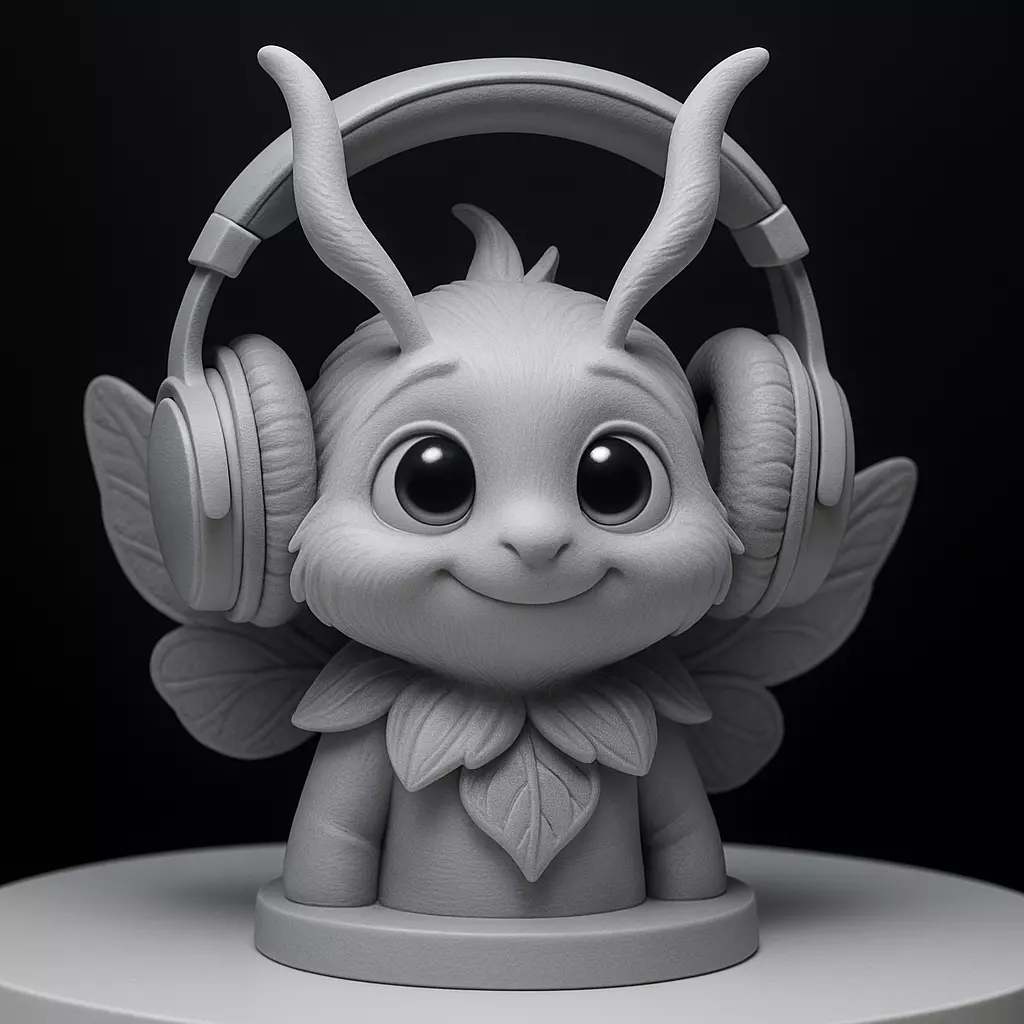 Forest Fairy Bust 3D print model_0