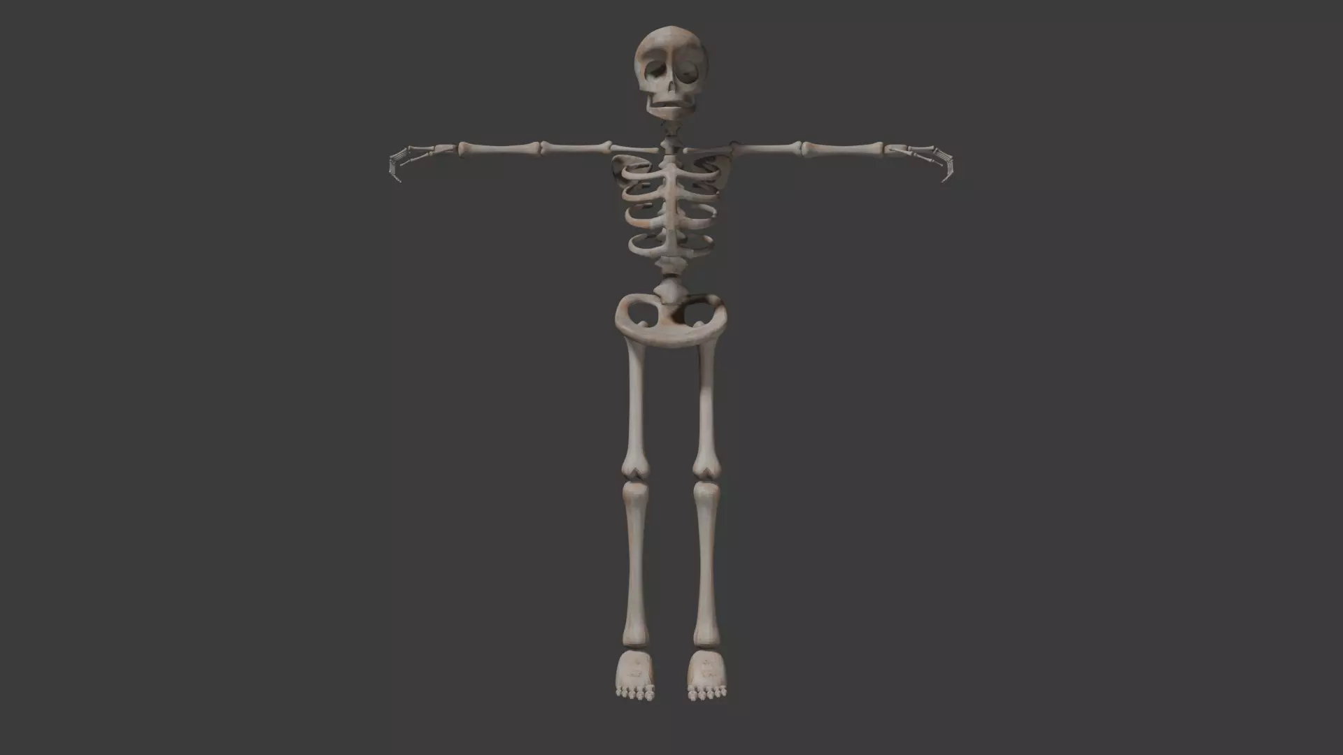 Human Skeleton 3D model_1
