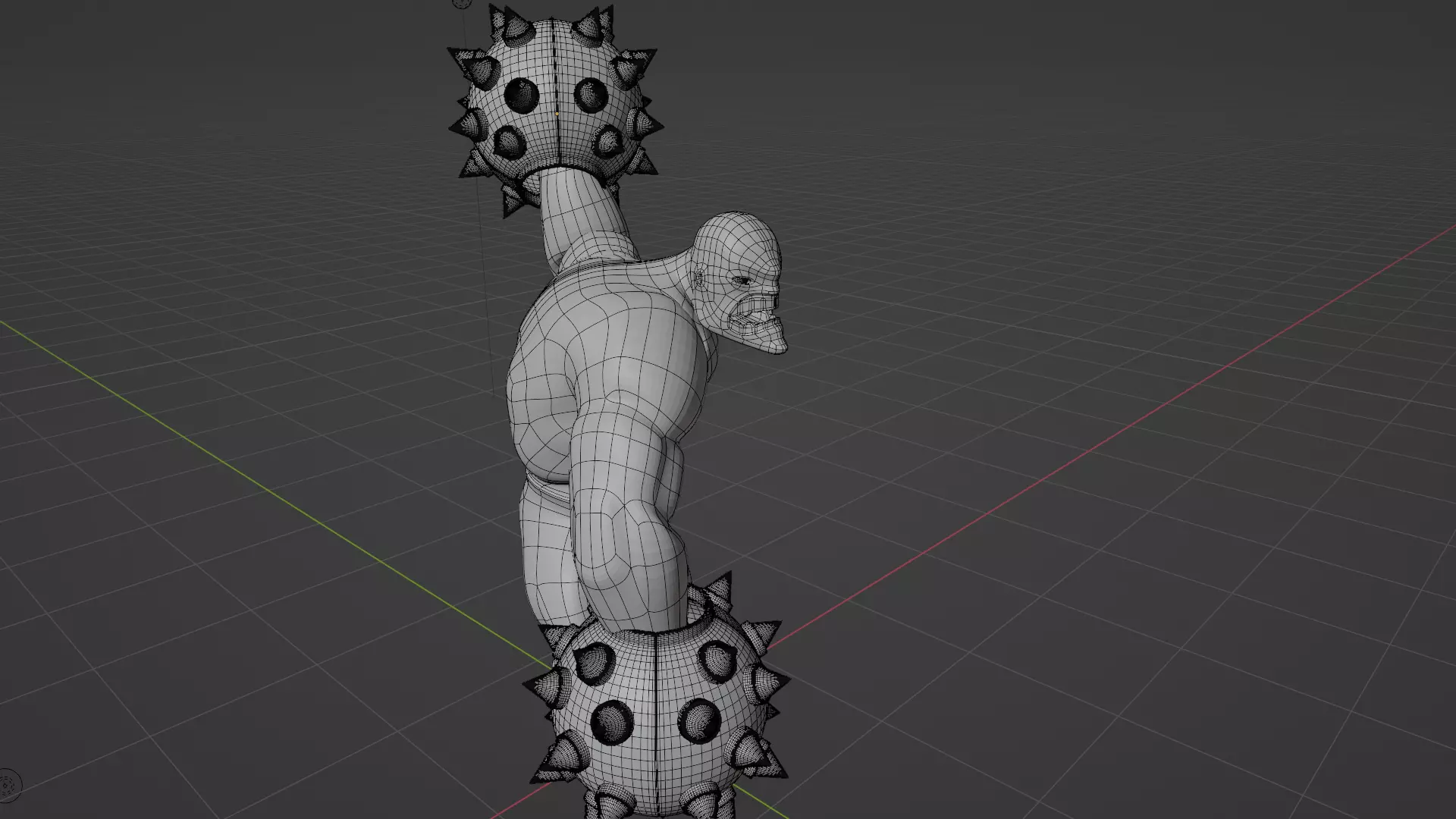 Zombie Gorilla 3D model_5