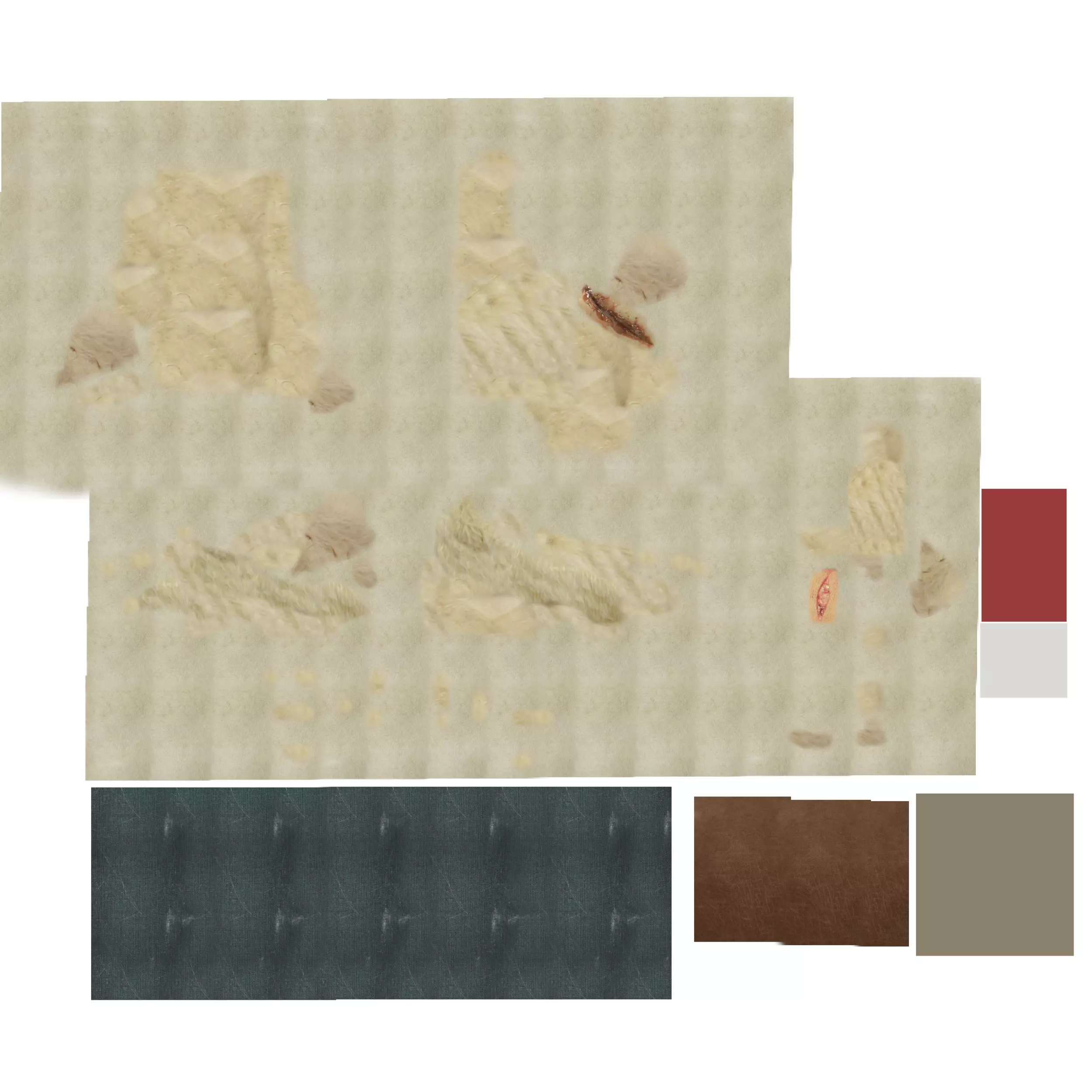 Zombie Gorilla 3D model_7