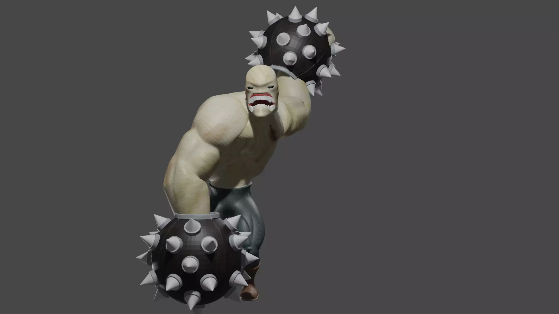 Zombie Gorilla 3D model_1