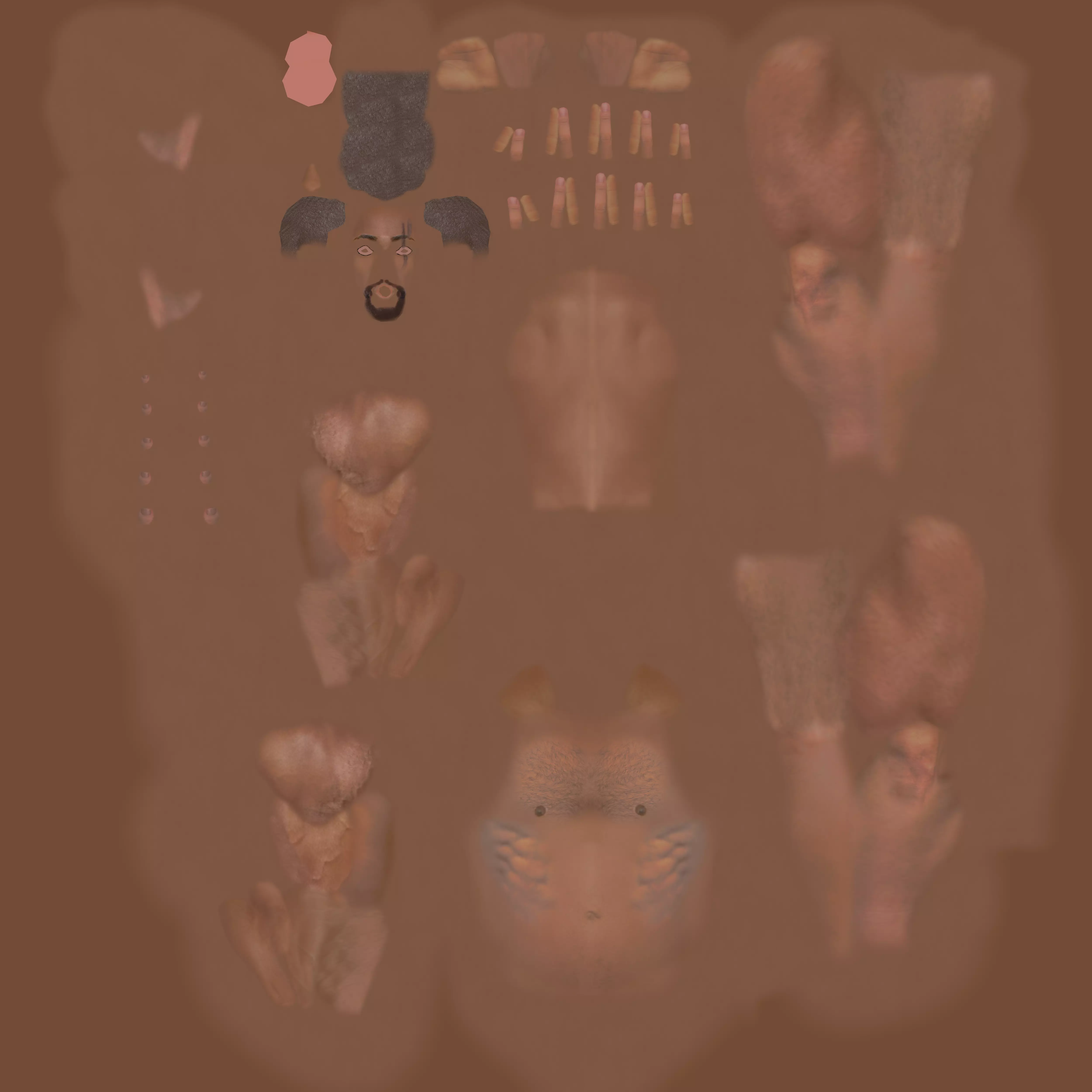 Futuristic Soldier 3D model_16