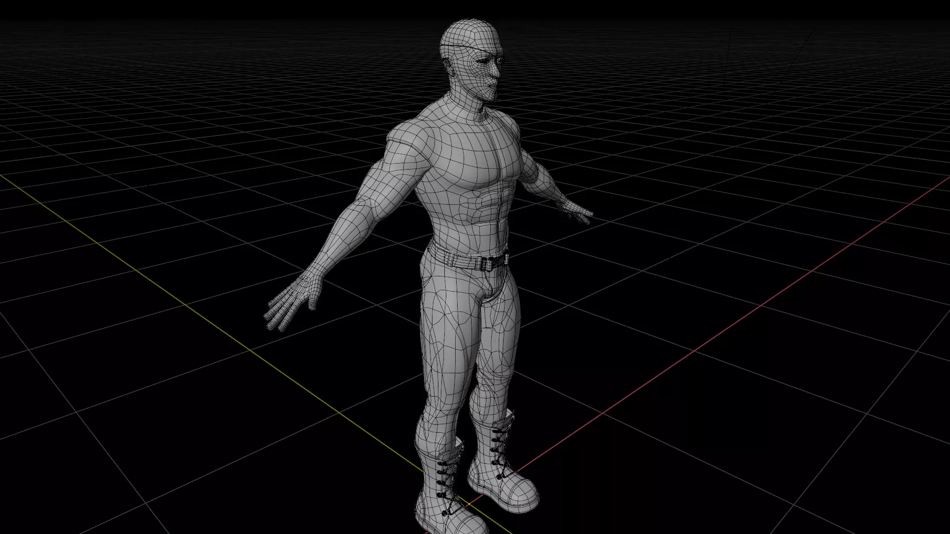 Futuristic Soldier 3D model_6