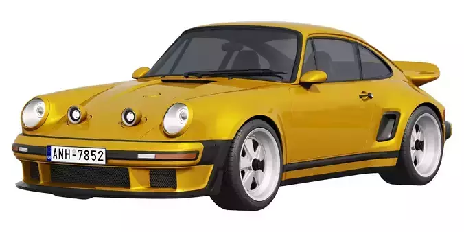 Singer Porsche 911 Carrera Coupe Turbo 2025 3D model