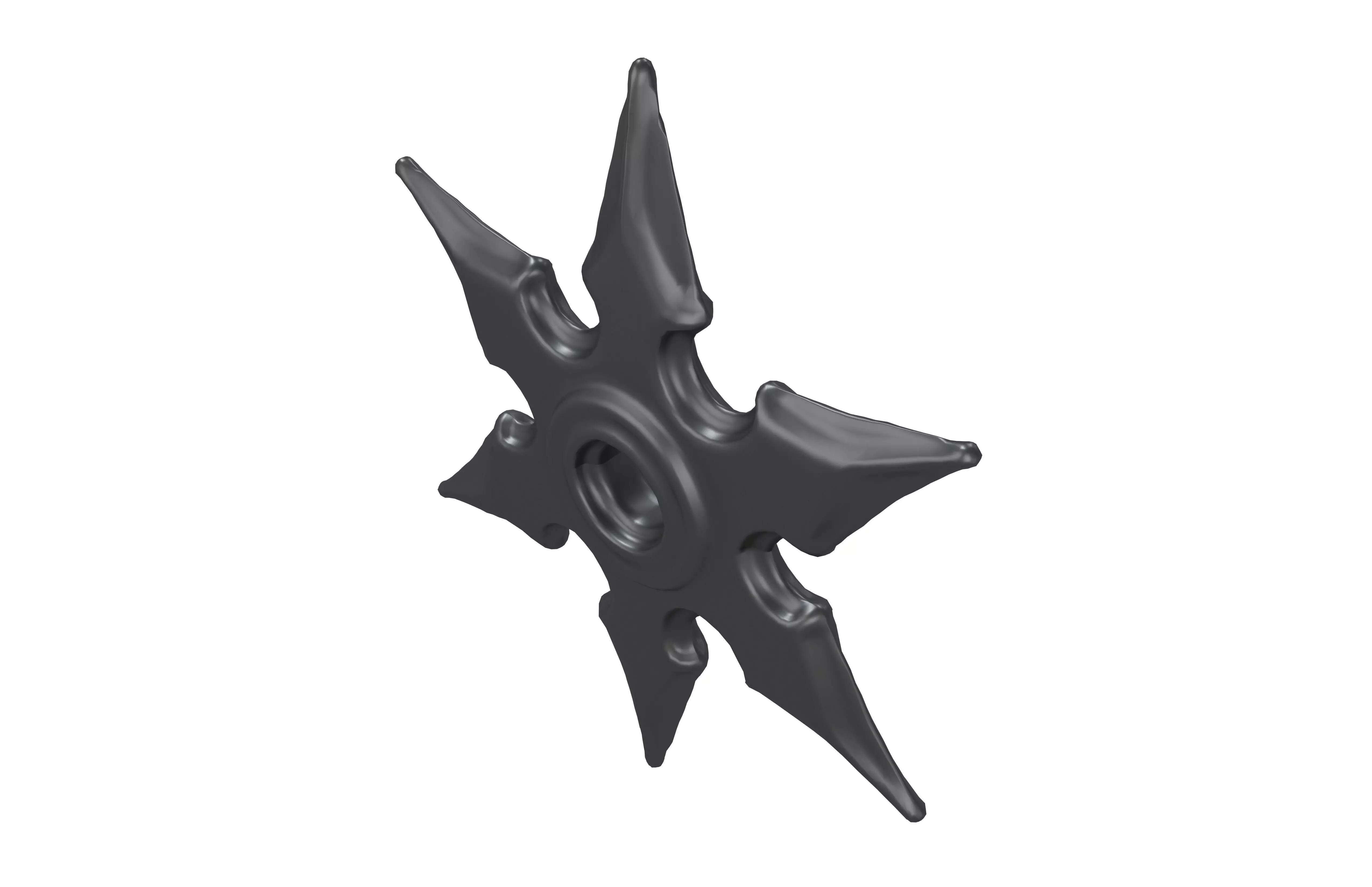 Shuriken v7 002 Low-poly 3D model_2