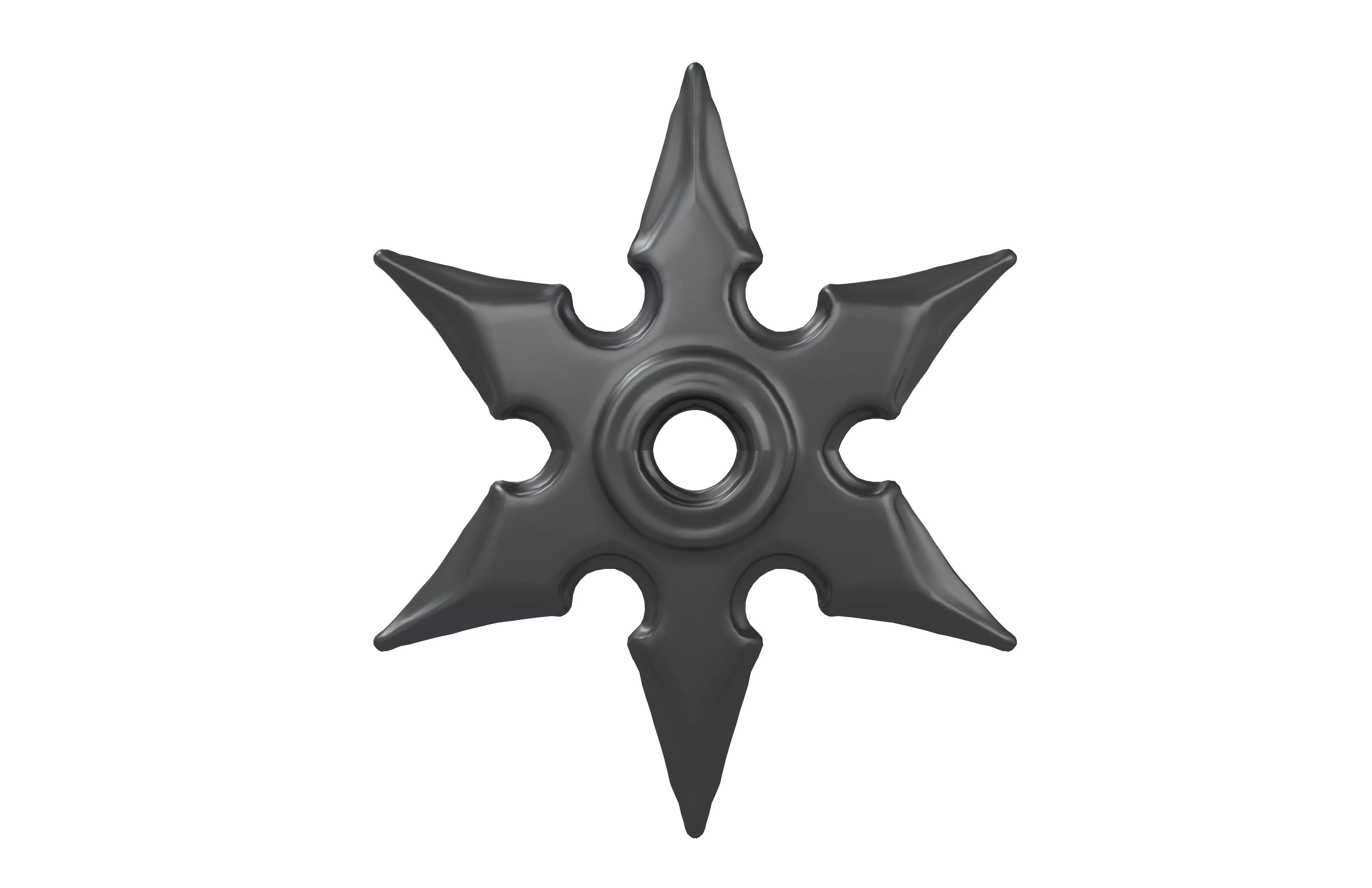 Shuriken v7 002 Low-poly 3D model_1