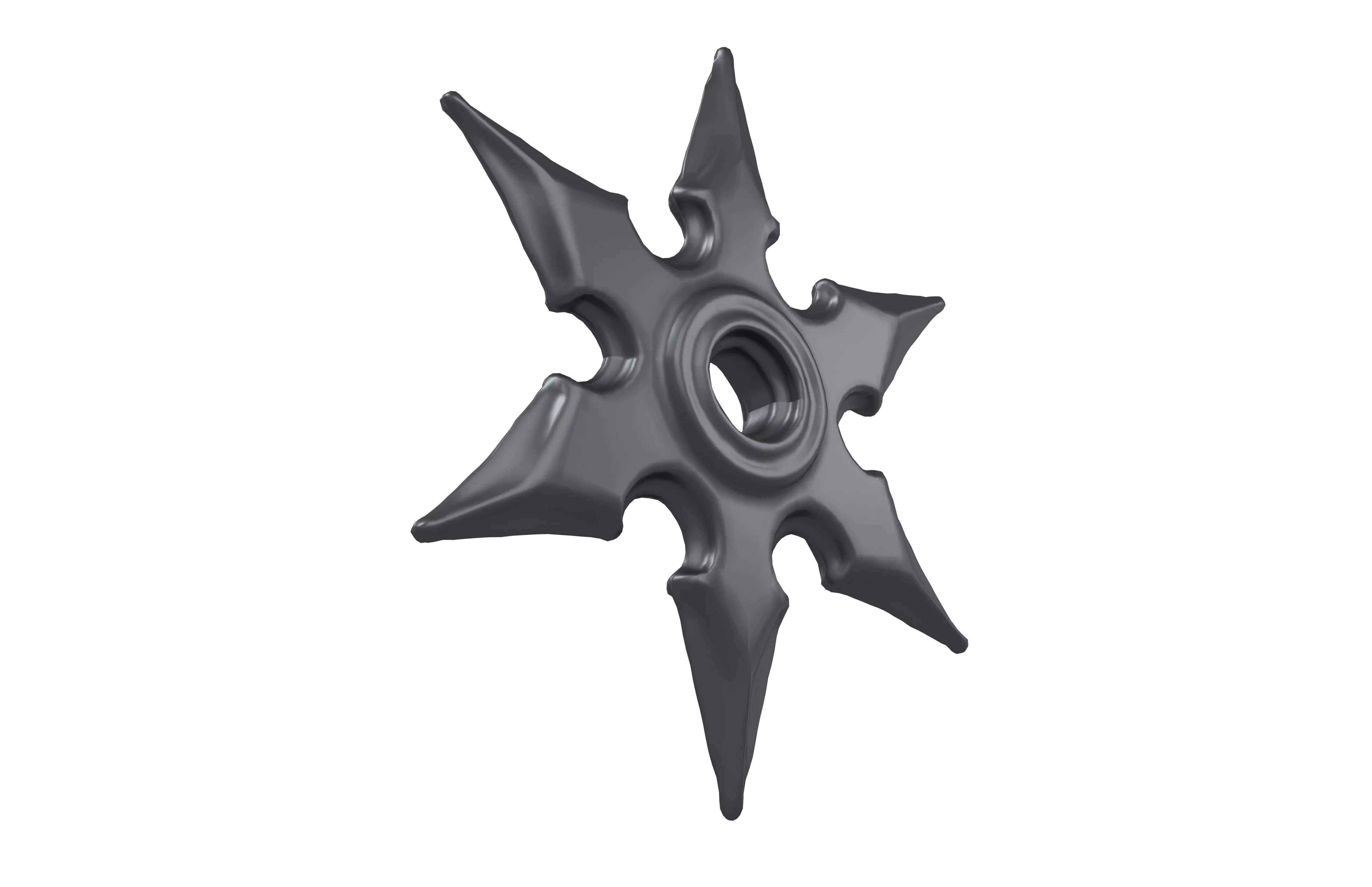 Shuriken v7 002 Low-poly 3D model_3