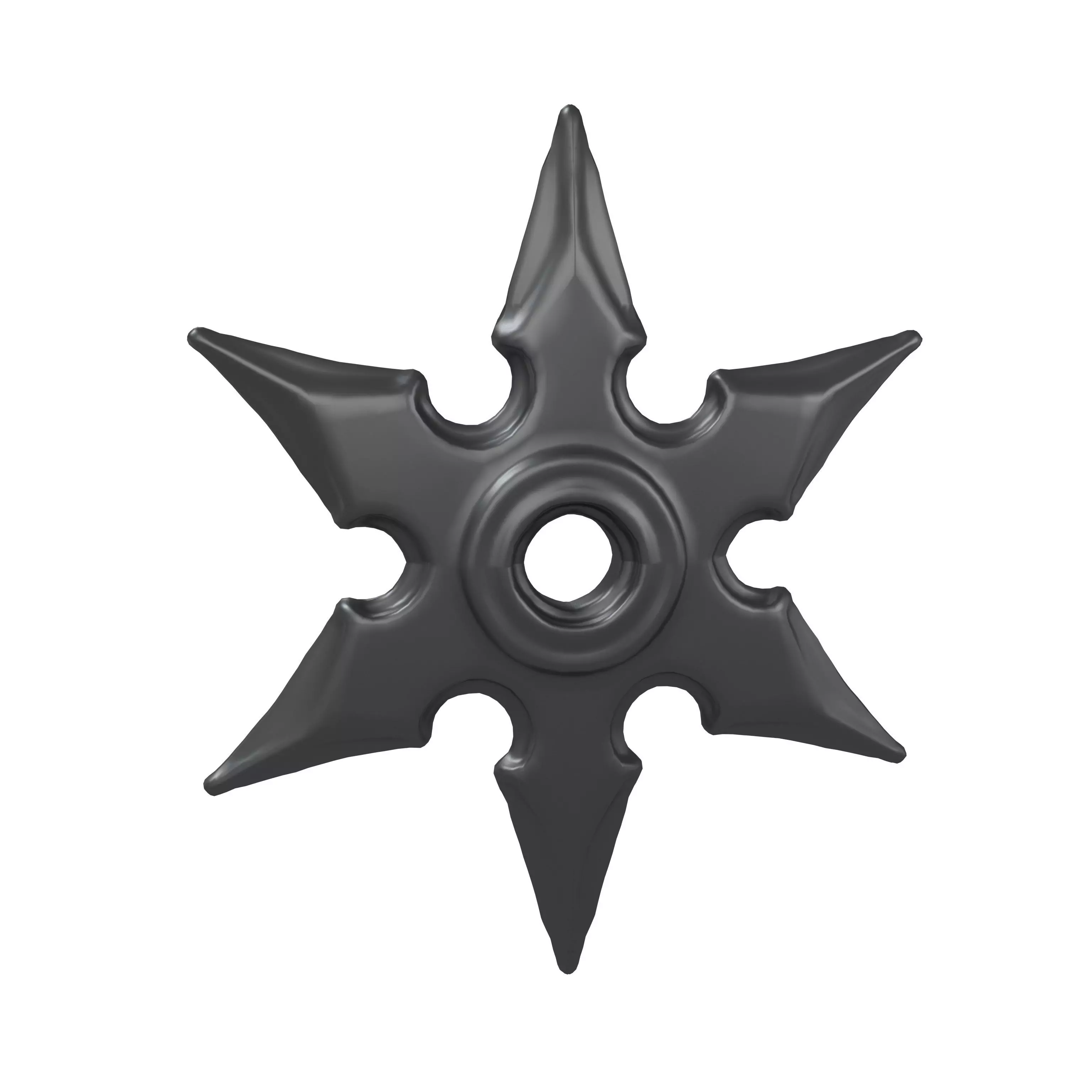Shuriken v7 002 Low-poly 3D model_0