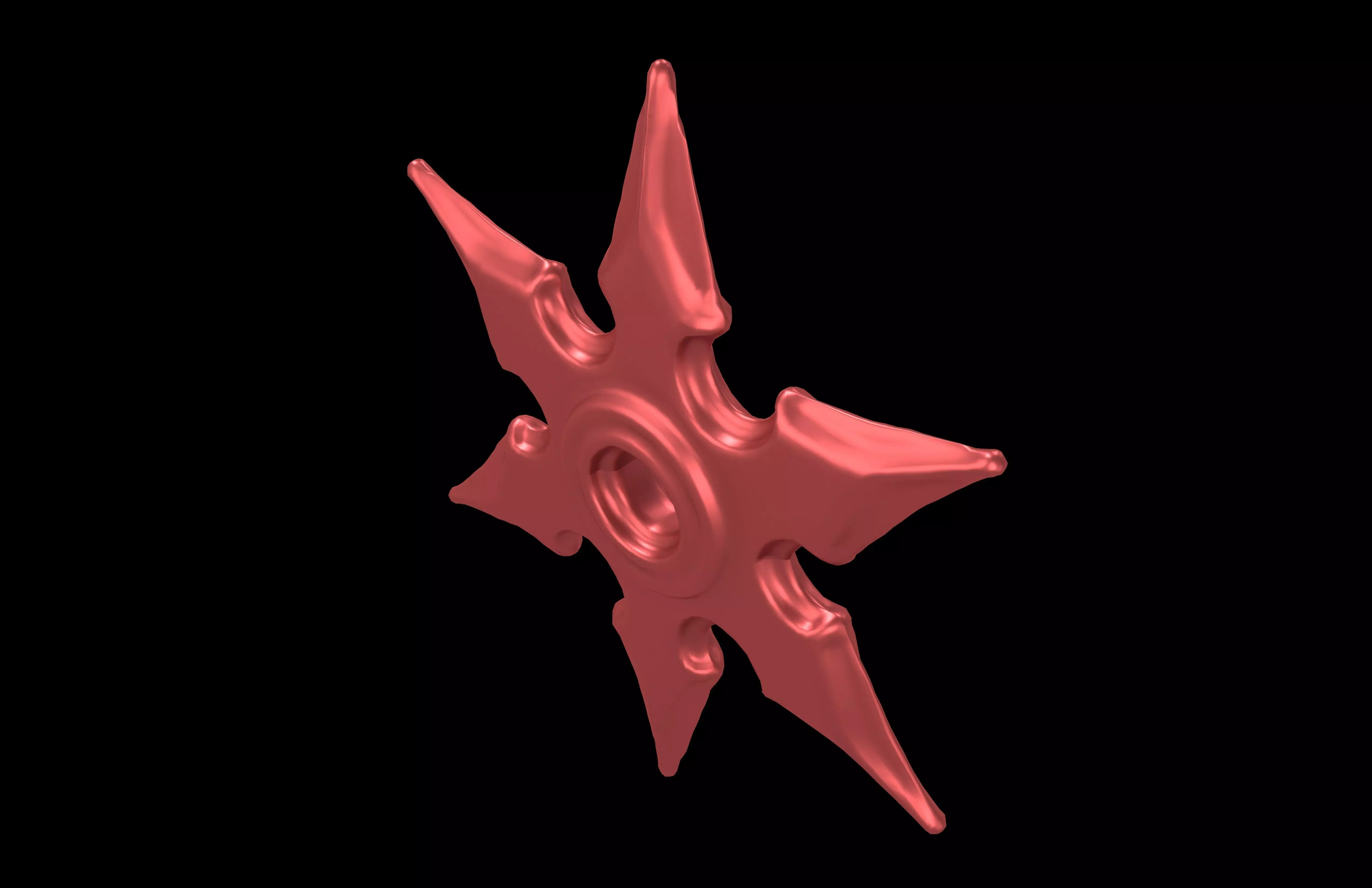 Shuriken v7 004 Low-poly 3D model_2