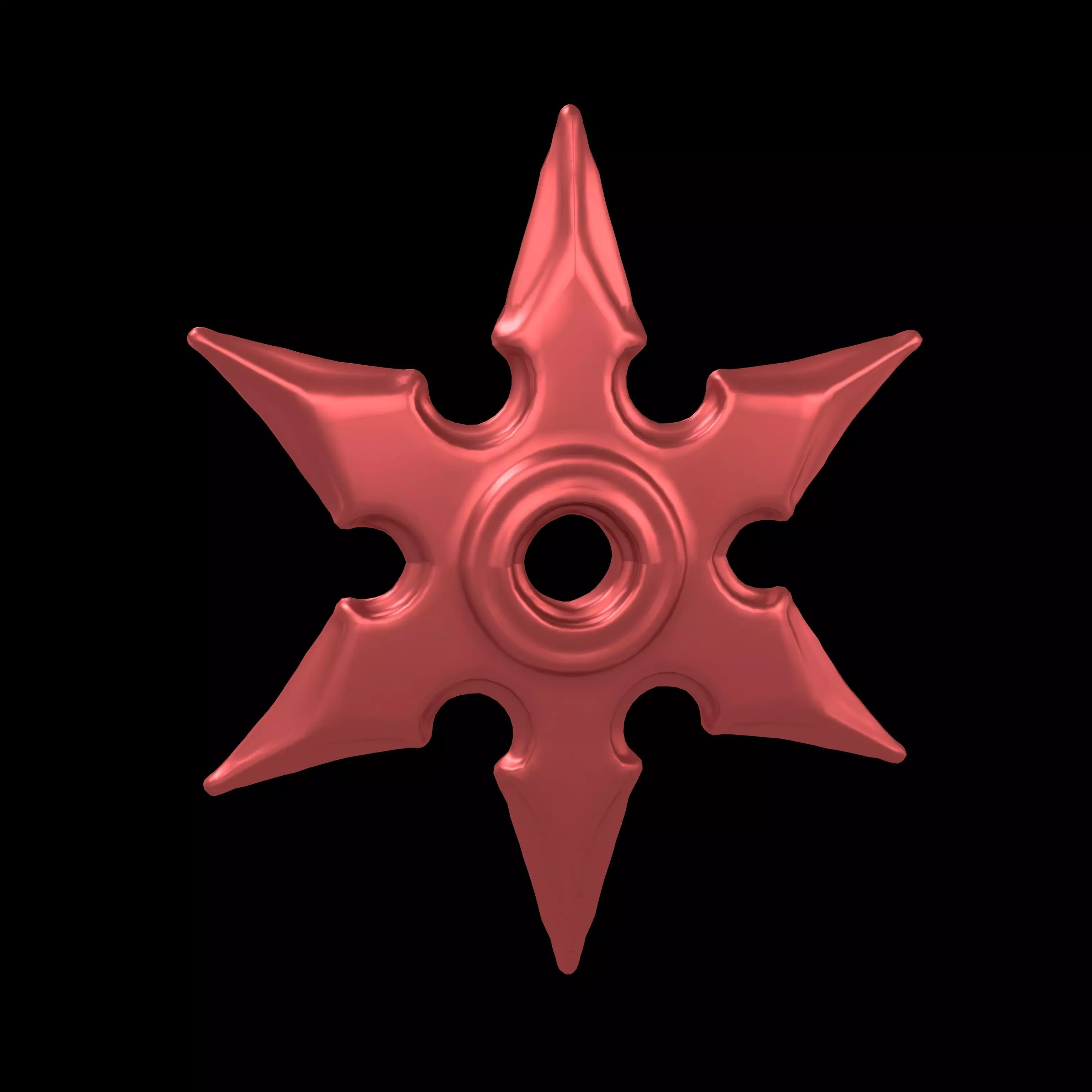 Shuriken v7 004 Low-poly 3D model_0