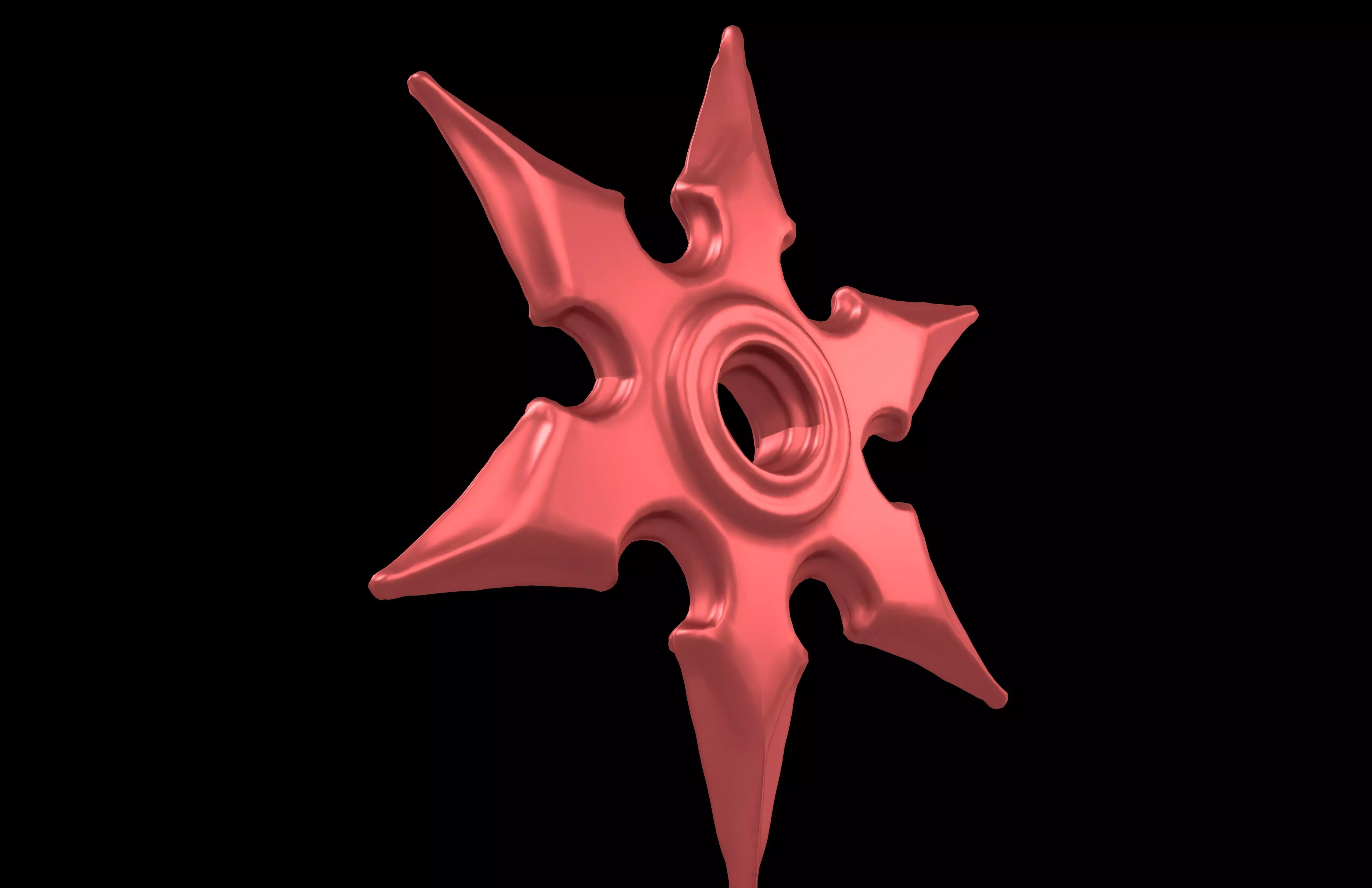Shuriken v7 004 Low-poly 3D model_3