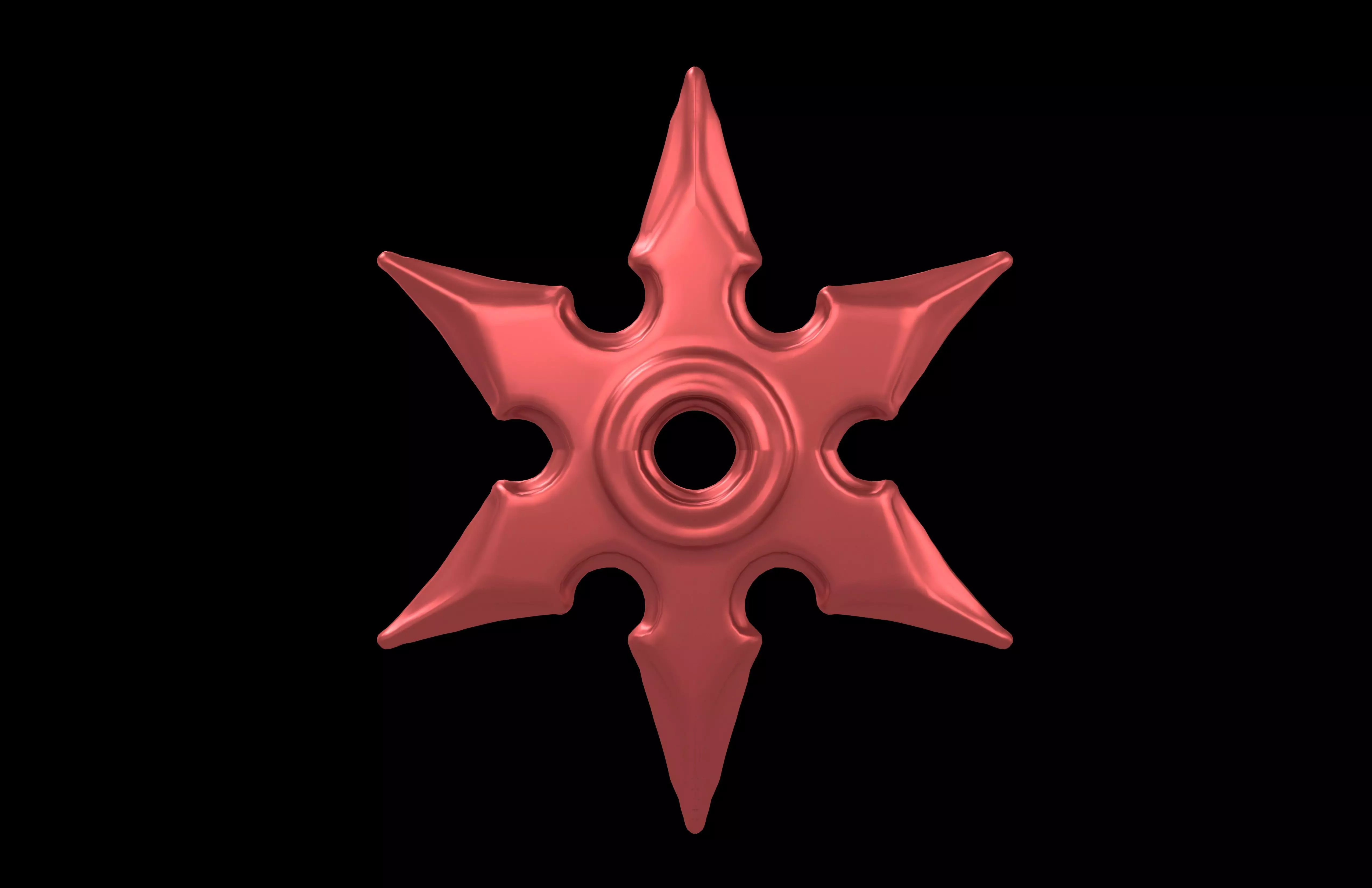 Shuriken v7 004 Low-poly 3D model_1
