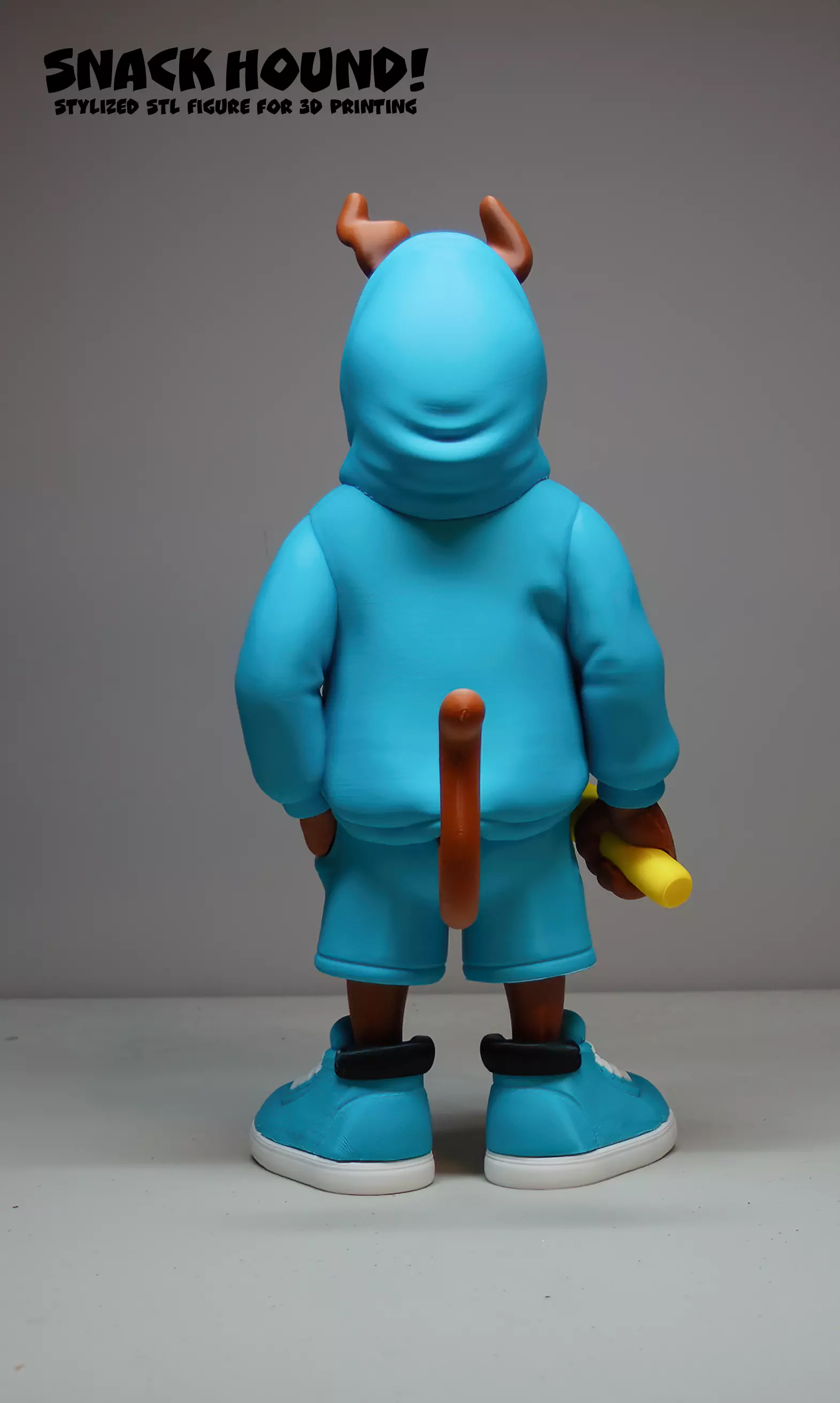 Scooby Urban Style STL Figure Fan Art 12 inches Tall 3D print model_2