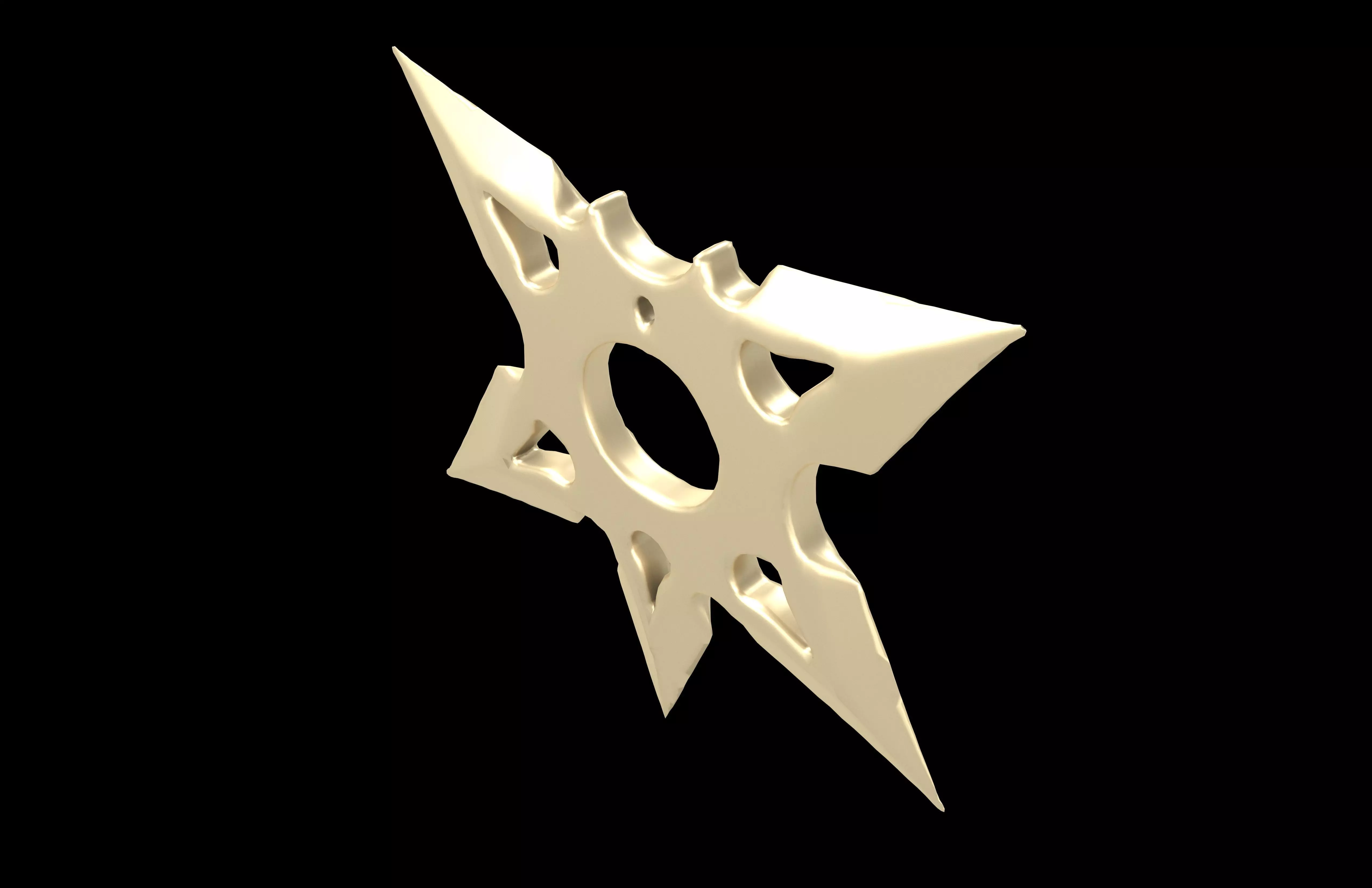 Shuriken v8 003 Low-poly 3D model_2