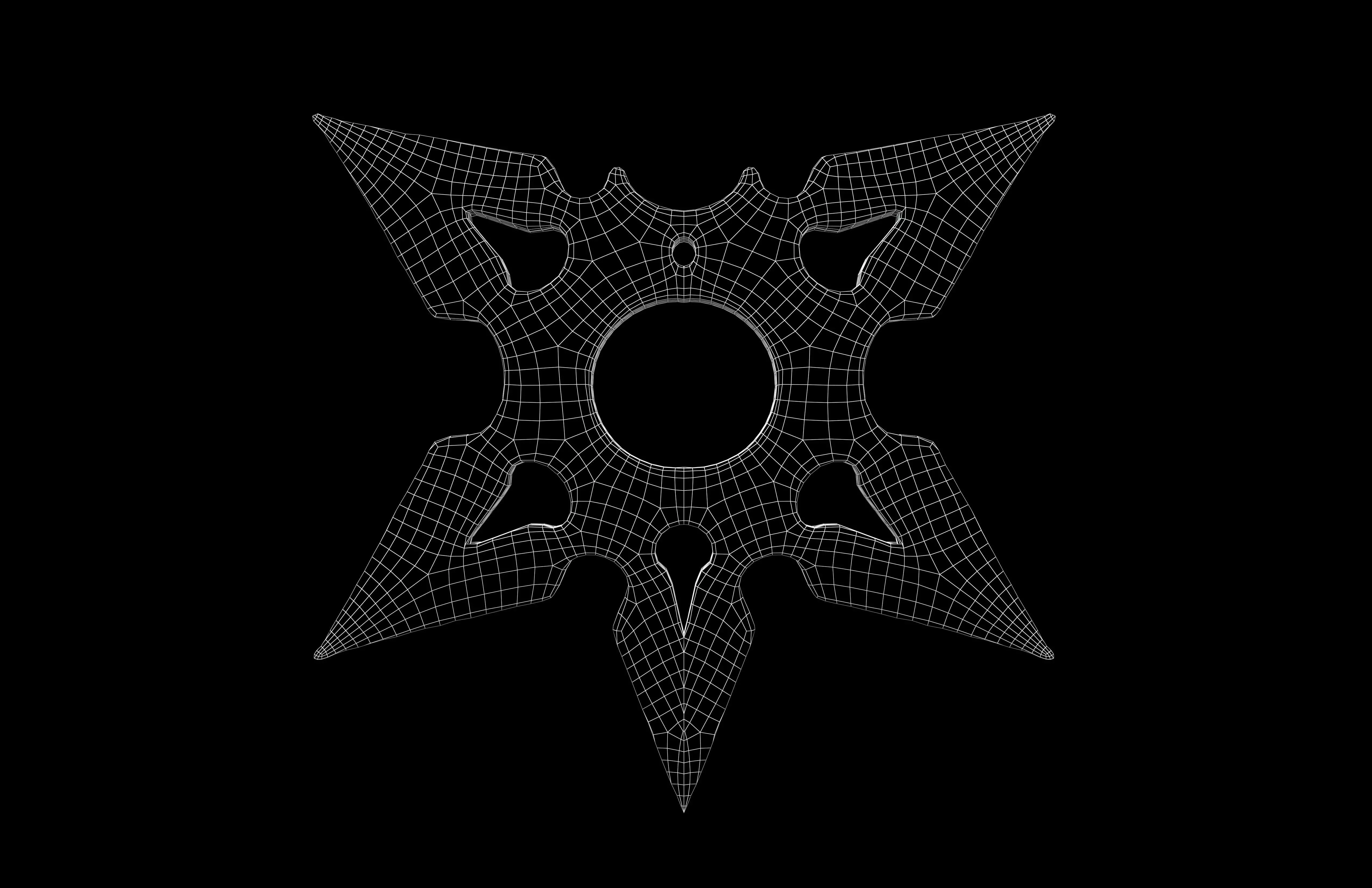 Shuriken v8 003 Low-poly 3D model_6